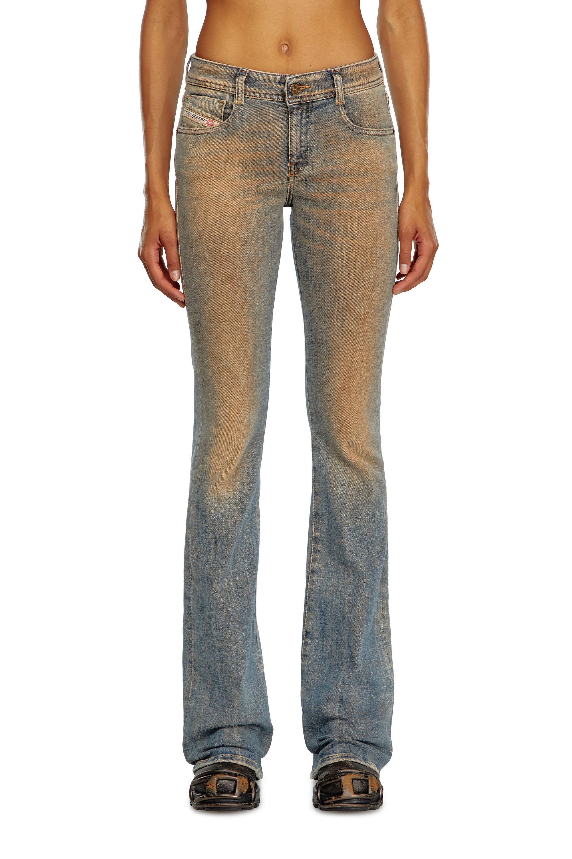 Diesel - Woman Bootcut and Flare Jeans 1969 D-Ebbey 09J23, Medium blue - Image 2