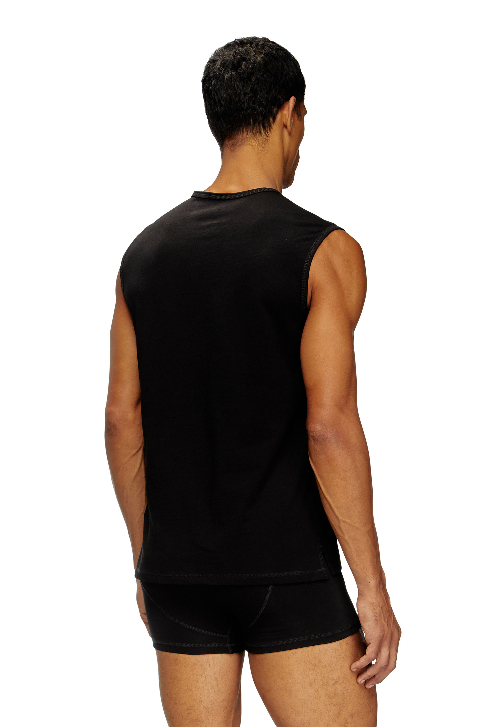 Diesel - TOM-UTLT-2PACK, Man's 2-pack tank top in Black - 4