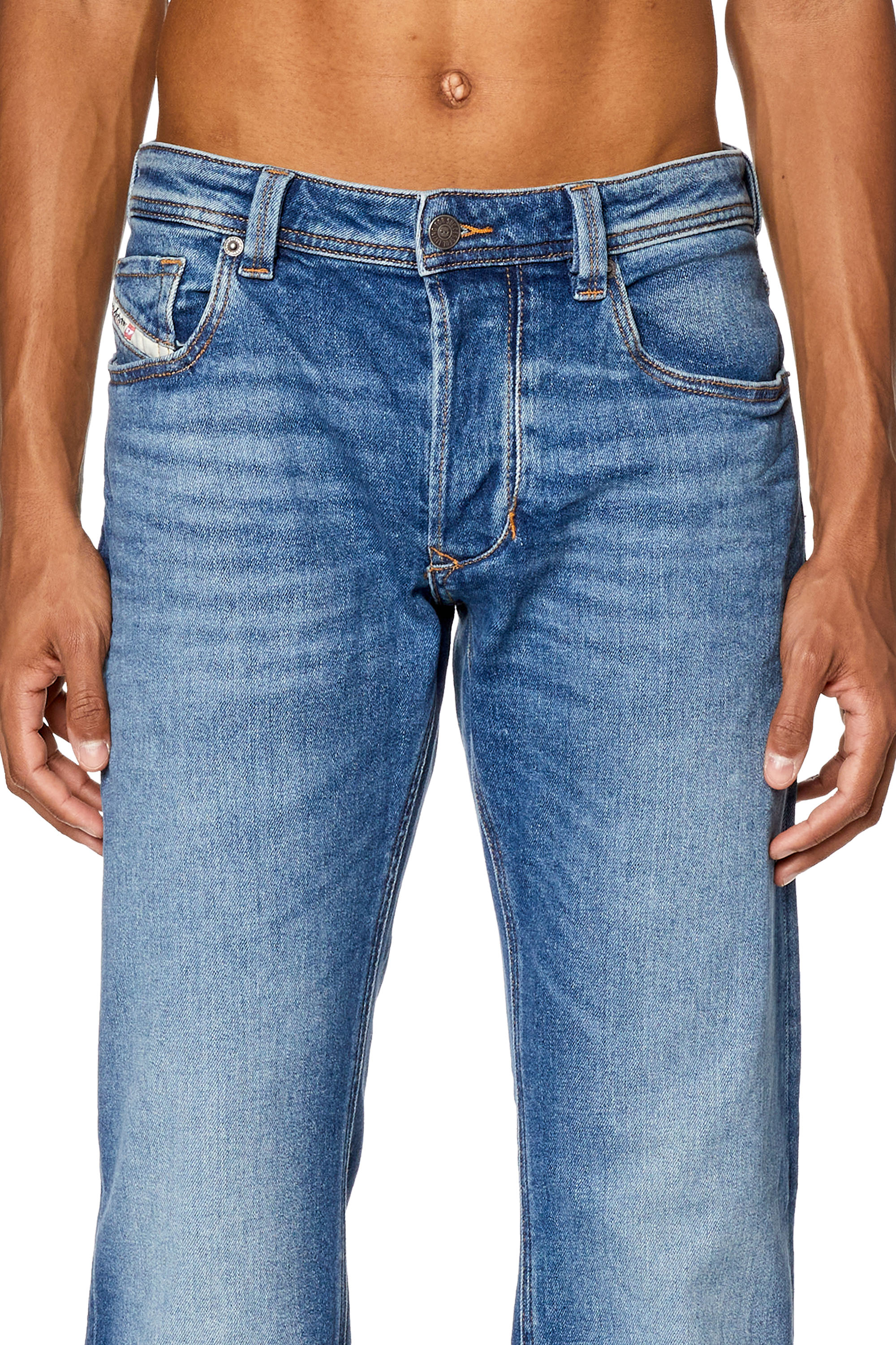 Diesel - Straight Jeans 1985 Larkee 0ENAT, Medium blue - Image 3