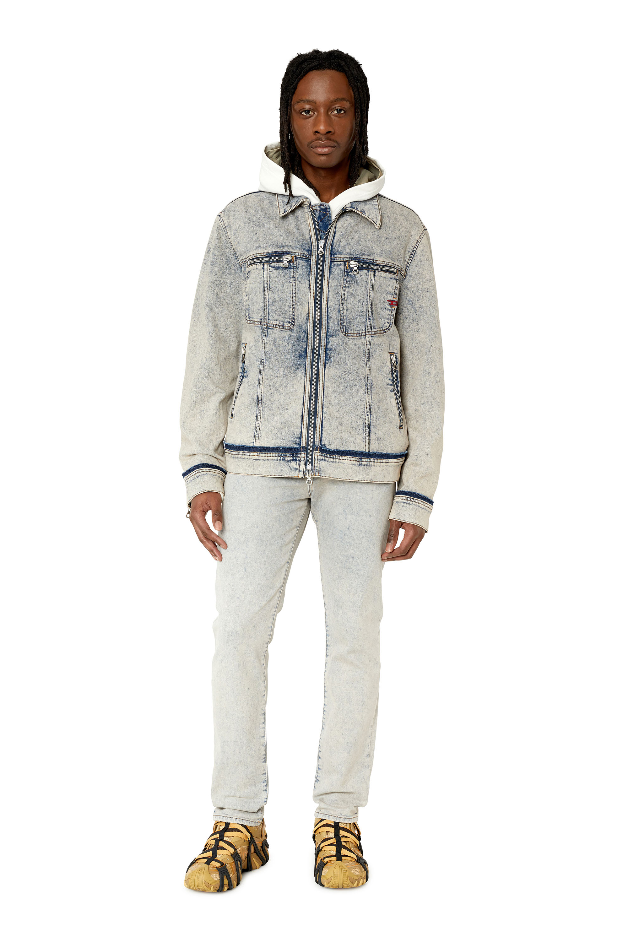 Diesel - Slim Jeans 2019 D-Strukt 09F12, Medium blue - Image 4