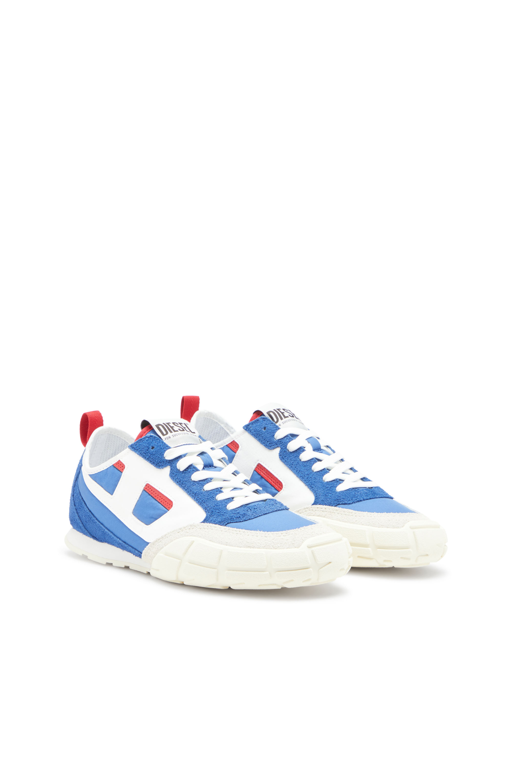 Diesel - S-PAGODHA LOW, Man's S-Pagodha-Sneakers in leather, suede and ripstop in null - 2