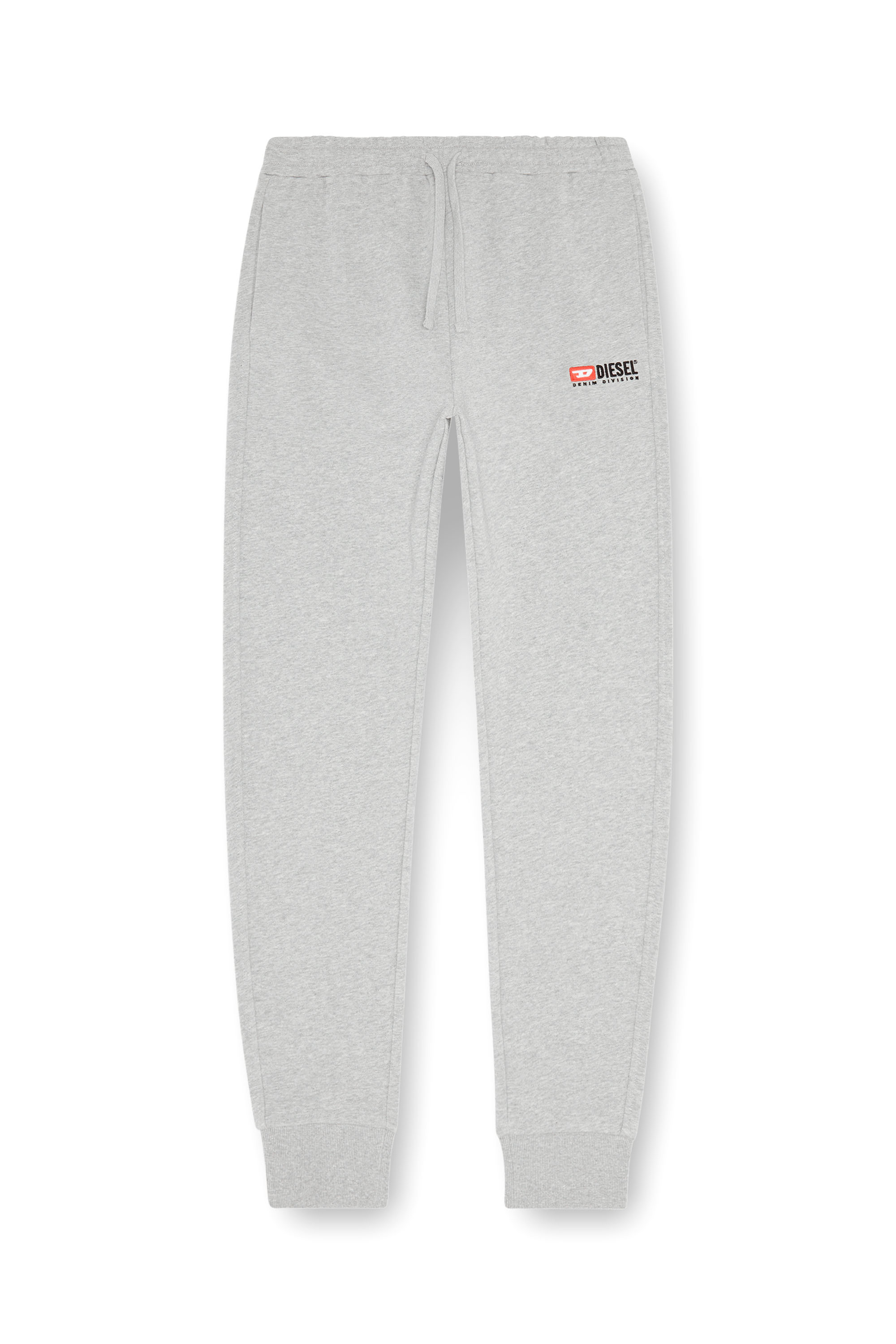 Diesel - P-TARY-DIV, Man Track pants with embroidered logo in Grey - Image 5