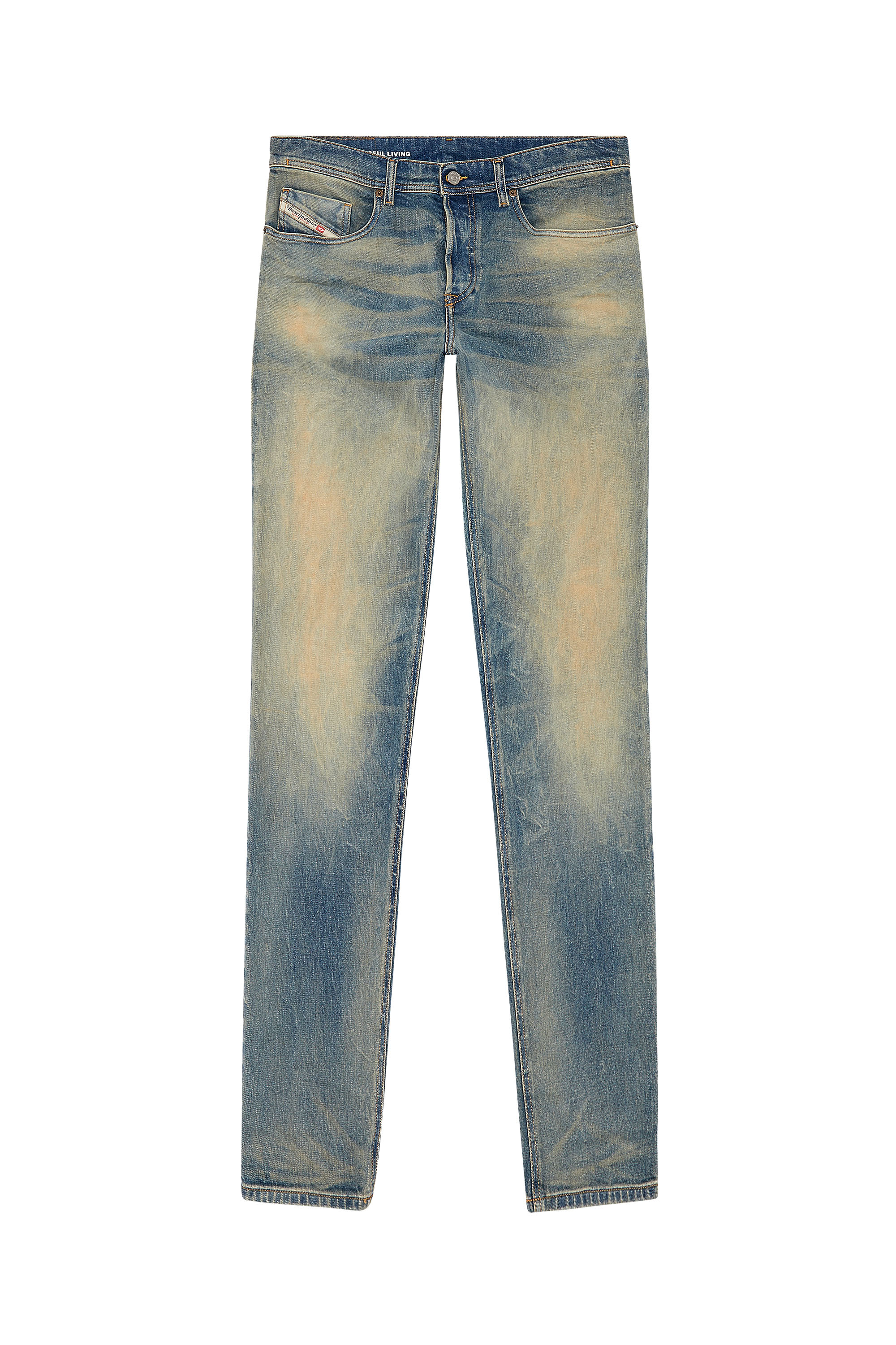 Diesel - Man Tapered Jeans 2023 D-Finitive 09H78, Medium blue - Image 5