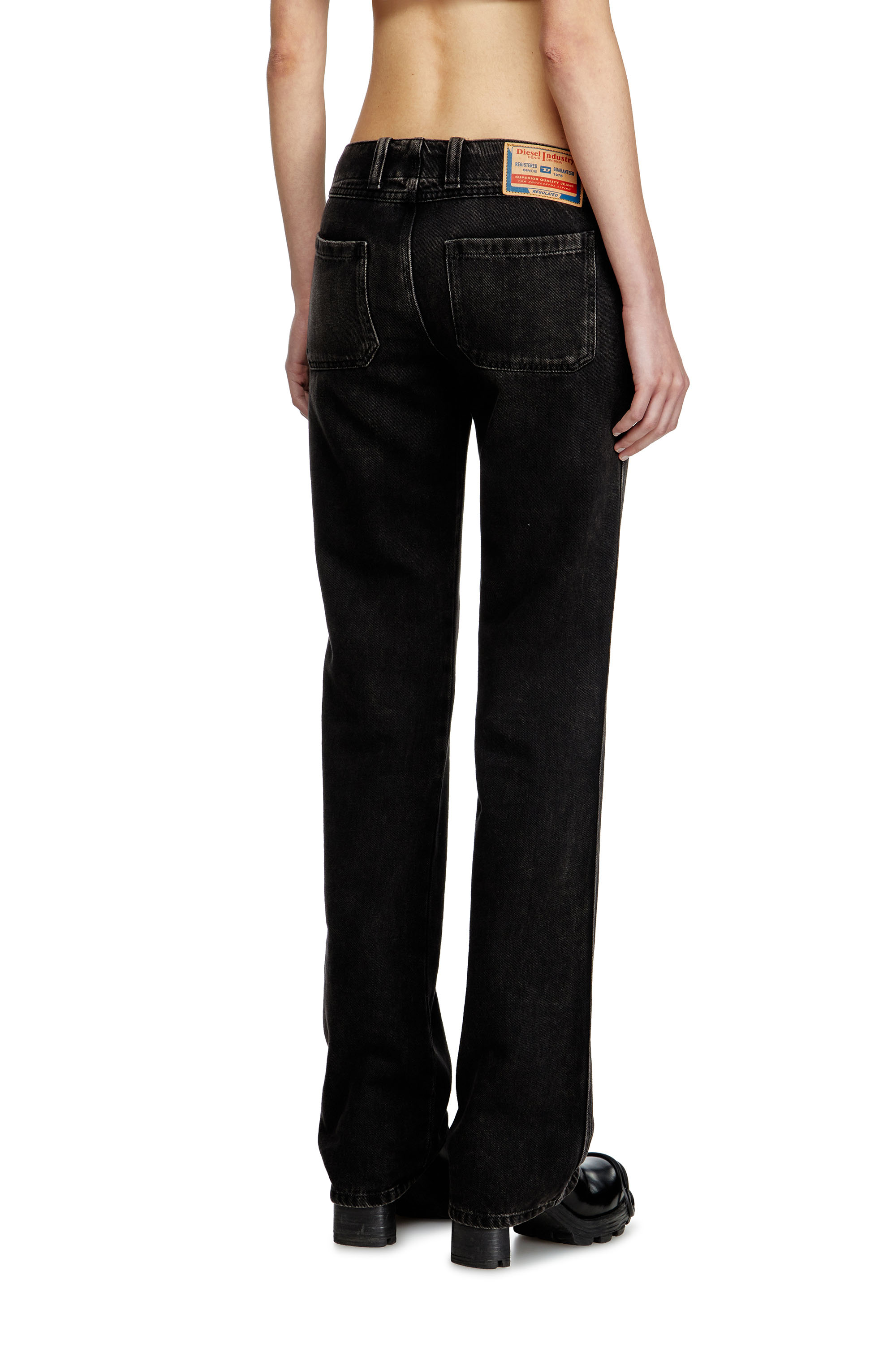 Diesel - Woman's Bootcut Jeans D-Keate 09J96, Black/Dark grey - 4