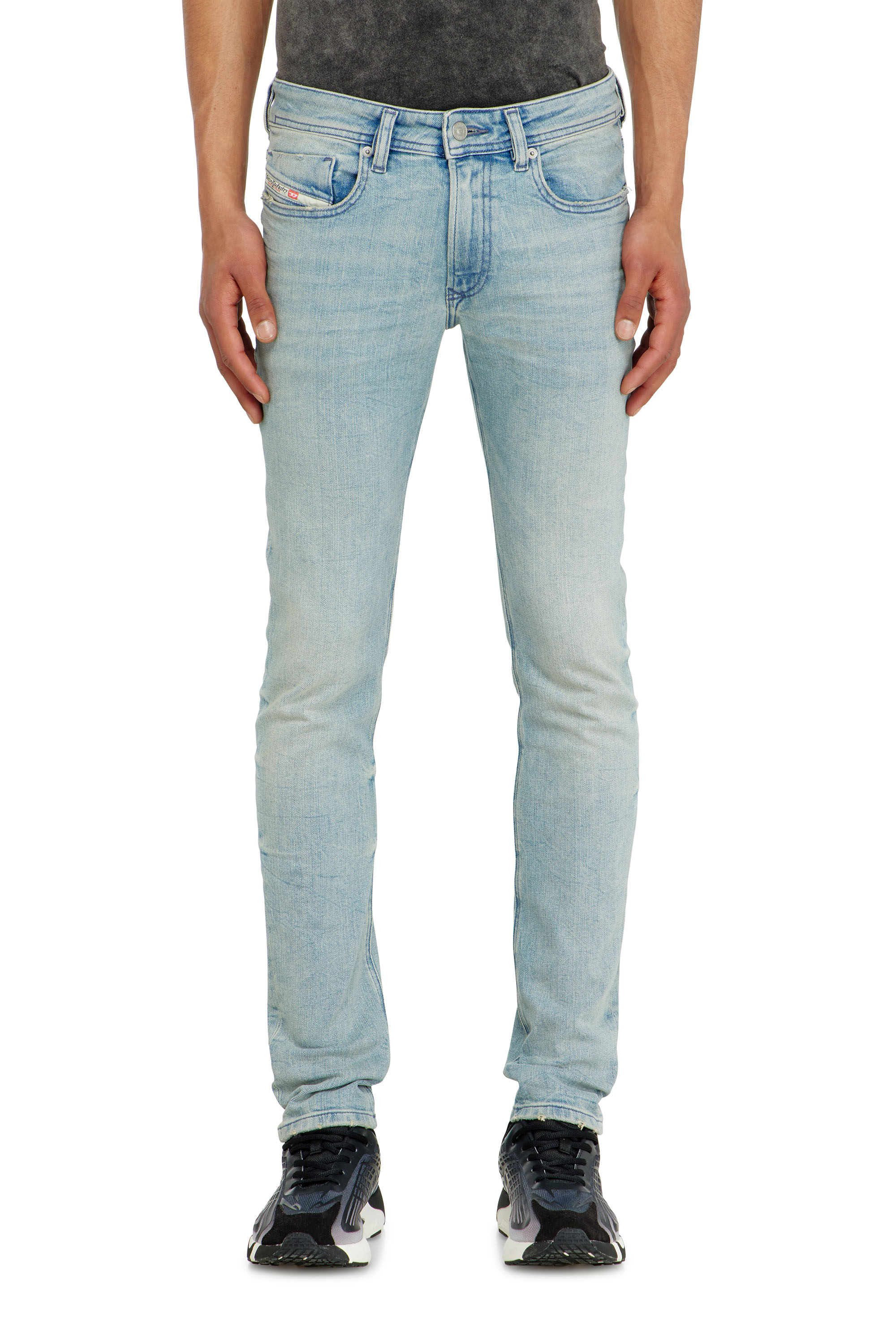 Diesel - Man's Skinny Jeans 1979 Sleenker 0KBBF, Light Blue - 4