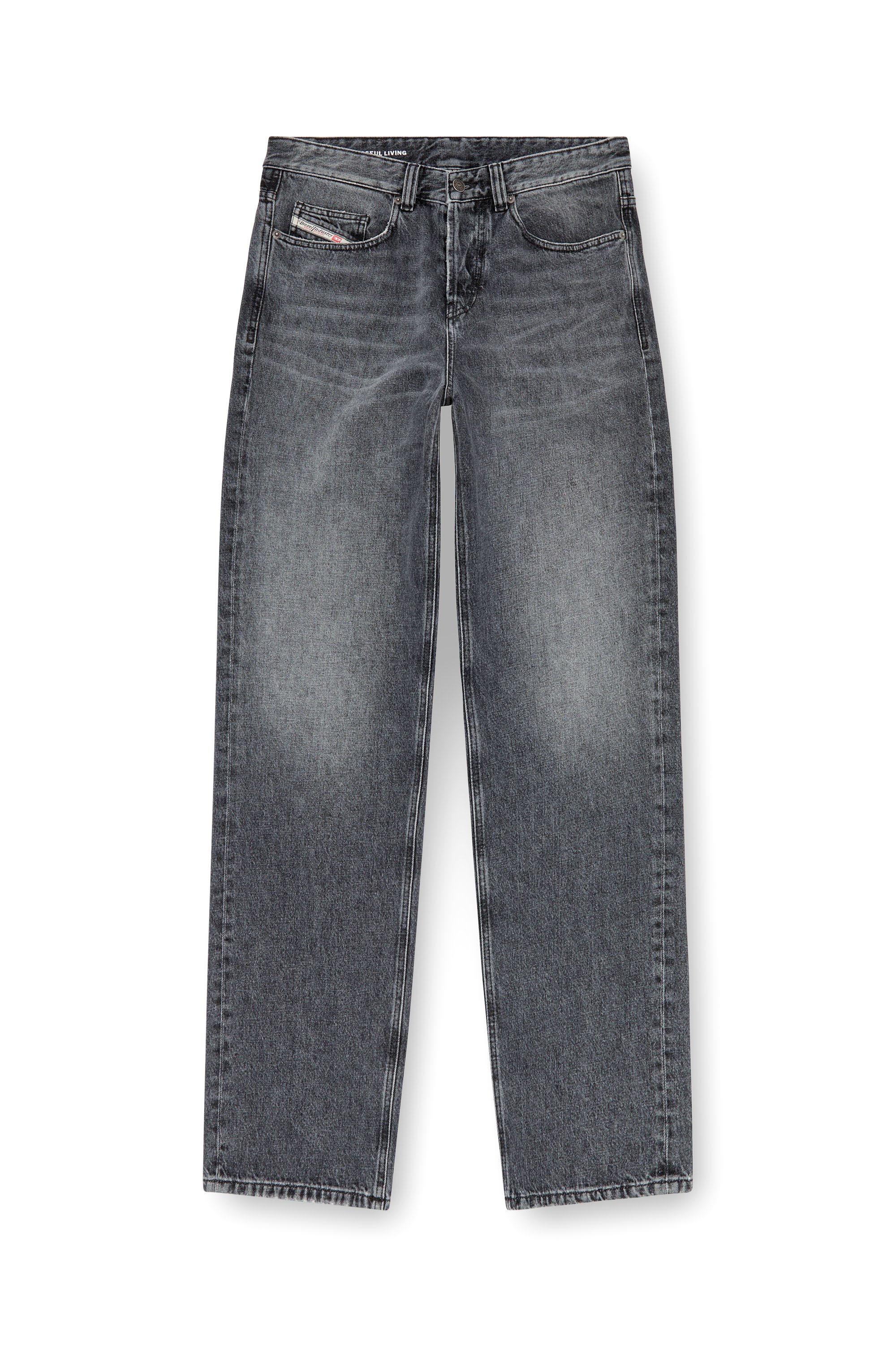 Diesel - Man Straight Jeans 2001 D-Macro 007X3, Dark grey - Image 5