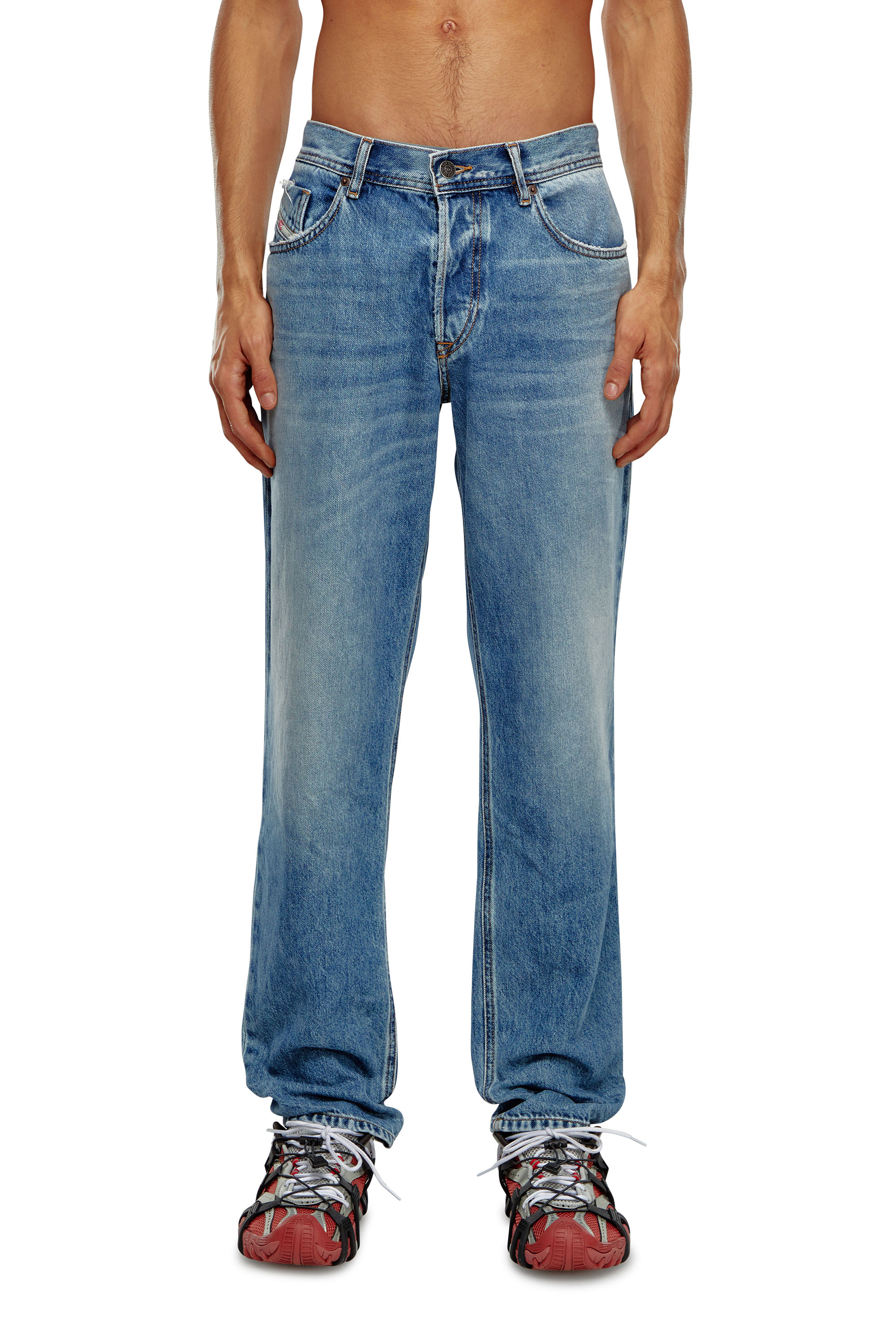 Diesel - Man Tapered Jeans 2023 D-Finitive 09H95, Medium blue - Image 1