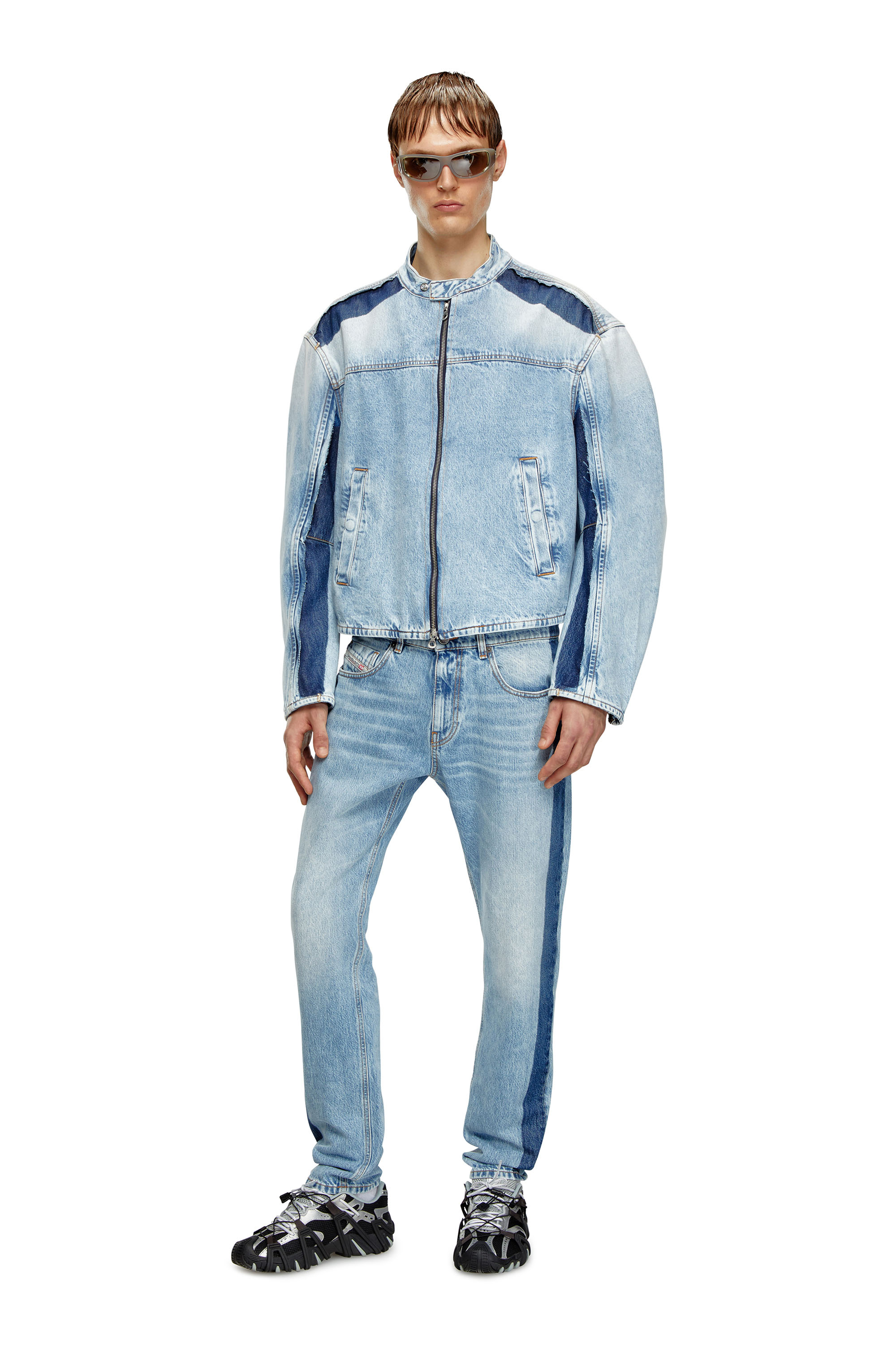 Diesel - Man Slim Jeans 2019 D-Strukt 0GHAC, Light Blue - Image 2