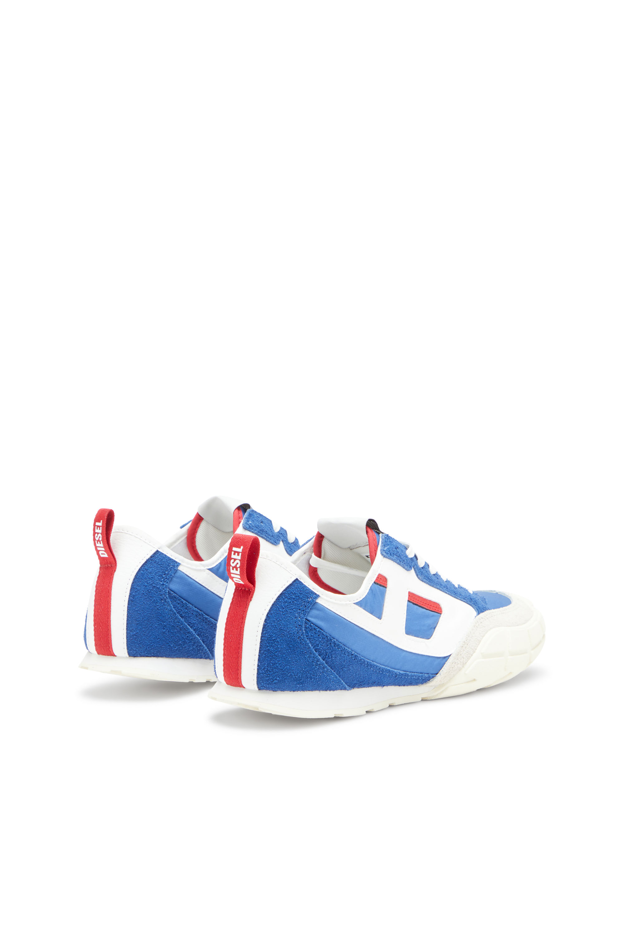 Diesel - S-PAGODHA LOW, Man's S-Pagodha-Sneakers in leather, suede and ripstop in null - 3