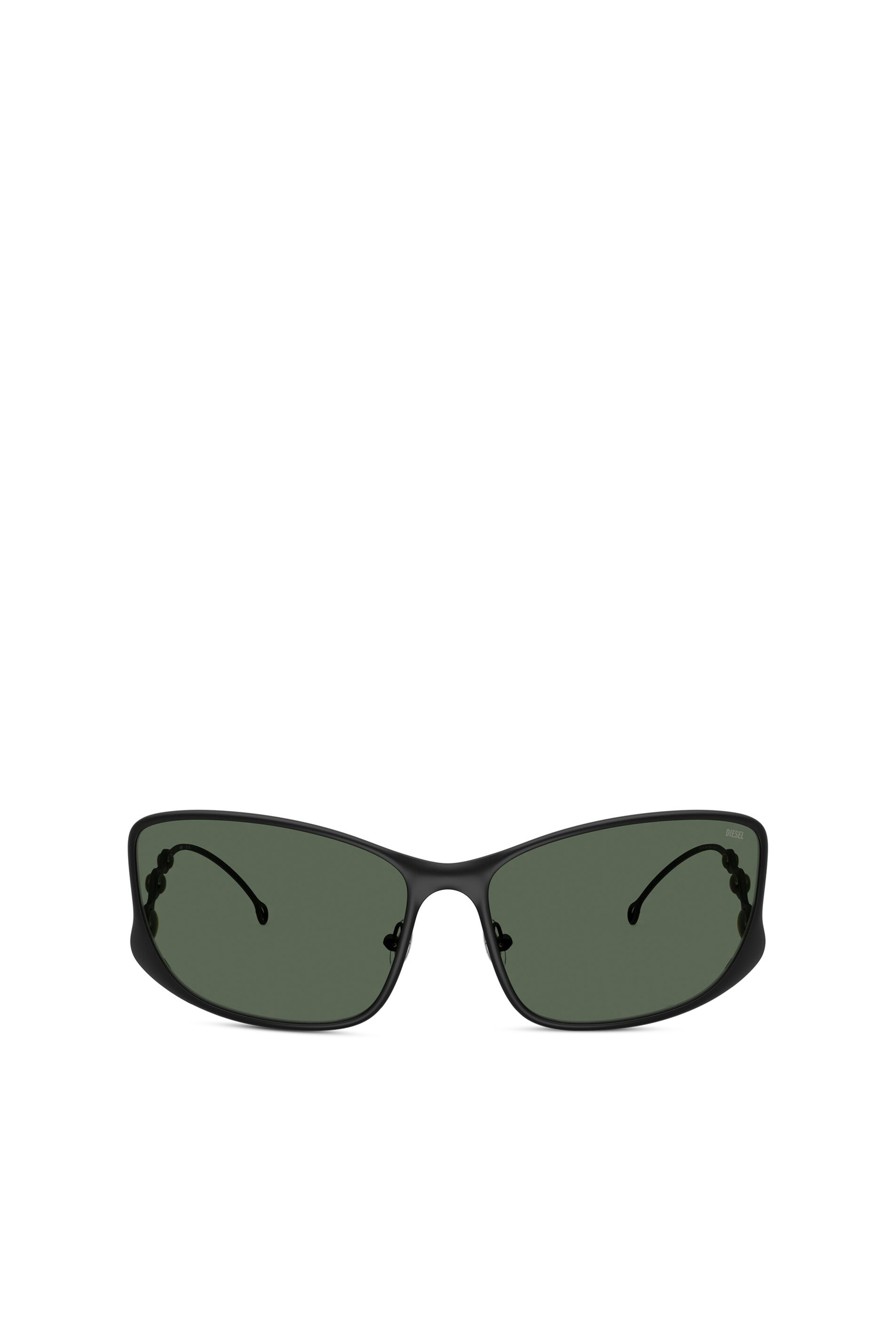 Diesel - 0DL1013, Unisex's Rectangle sunglasses in Dark Green - 1