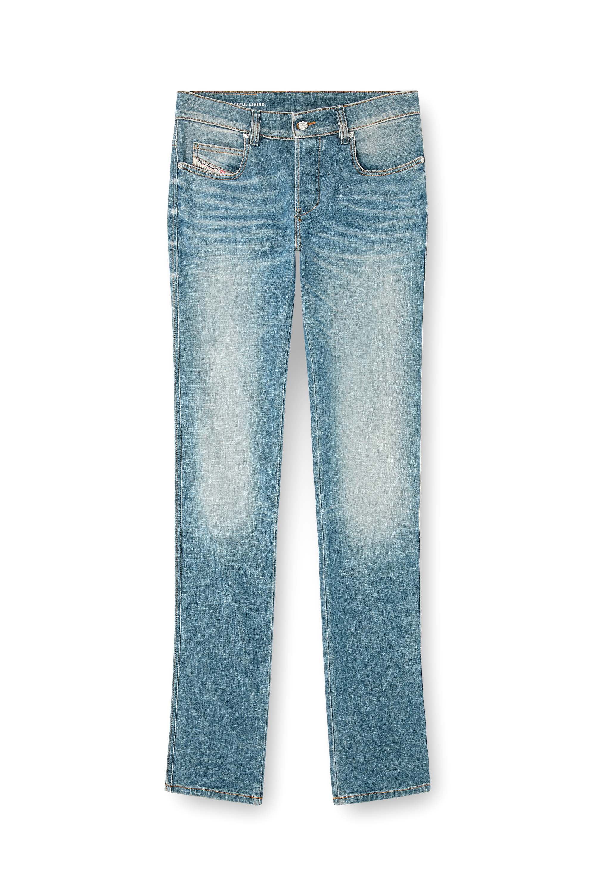 Diesel - Man's Slim Jeans 1993 D-Vyl 09M58, Medium blue - 2