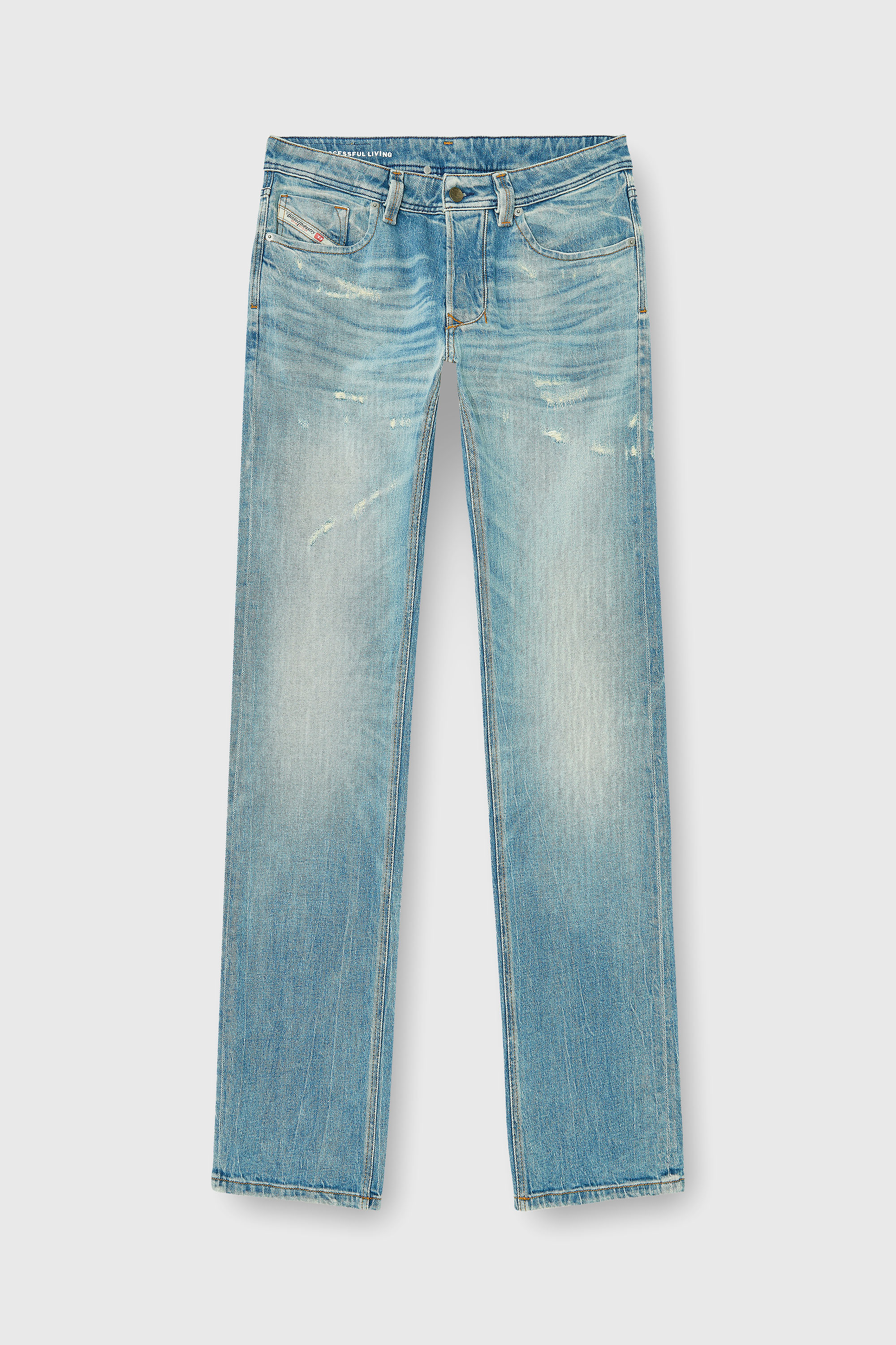 Diesel - Man's Regular Jeans 1985 Larkee 09P33, Light Blue - 6