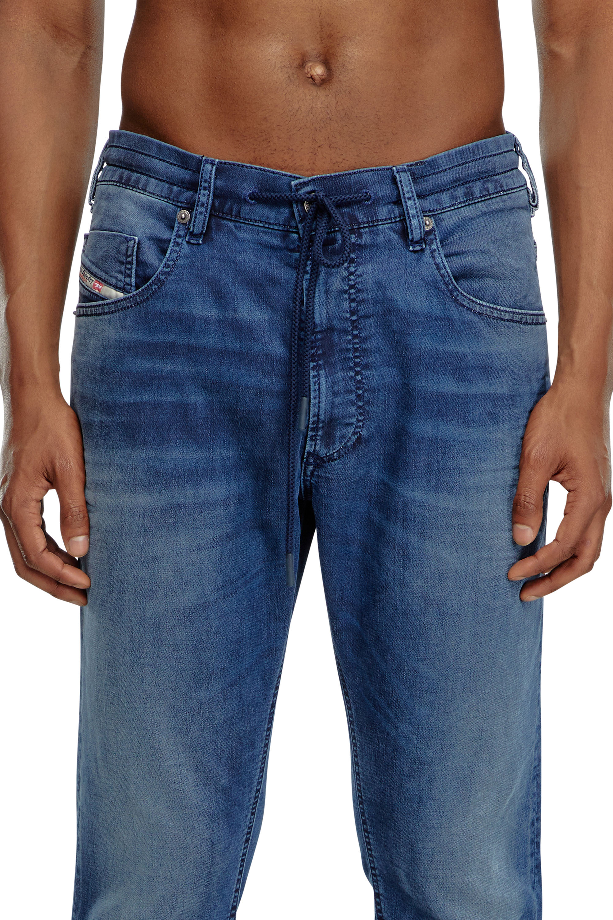 Diesel - Man Tapered 2030 D-Krooley Joggjeans® 068LX, Dark Blue - Image 5