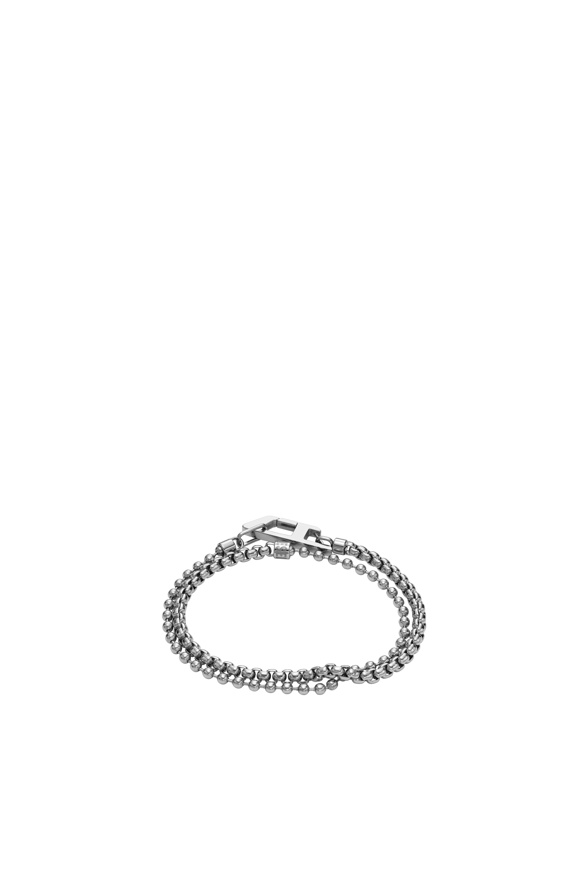 Diesel - DX1473, Unisex's Stainless steel chain bracelet in Silver - 2