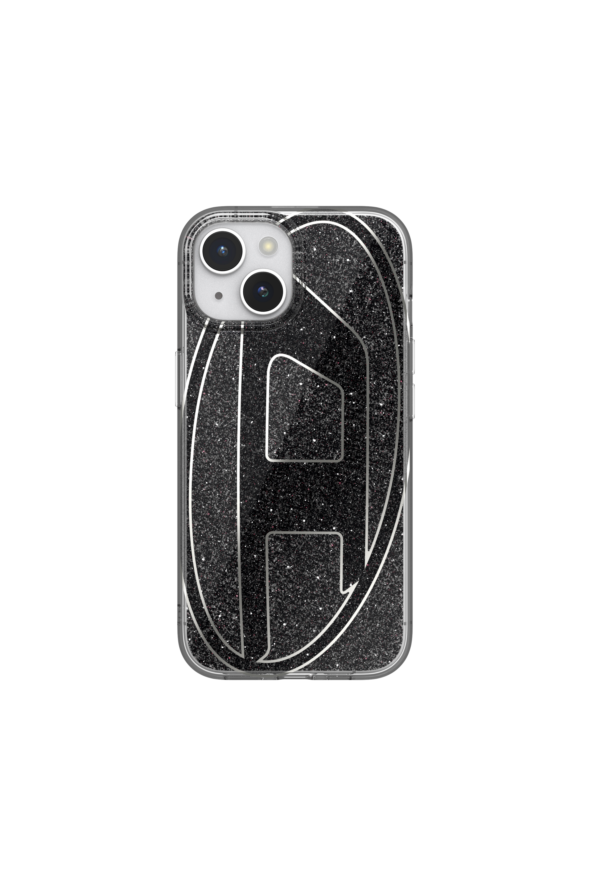 Diesel - 60023 AOP CASE, Unisex Glitter Case for iP 15 in Black - Image 2