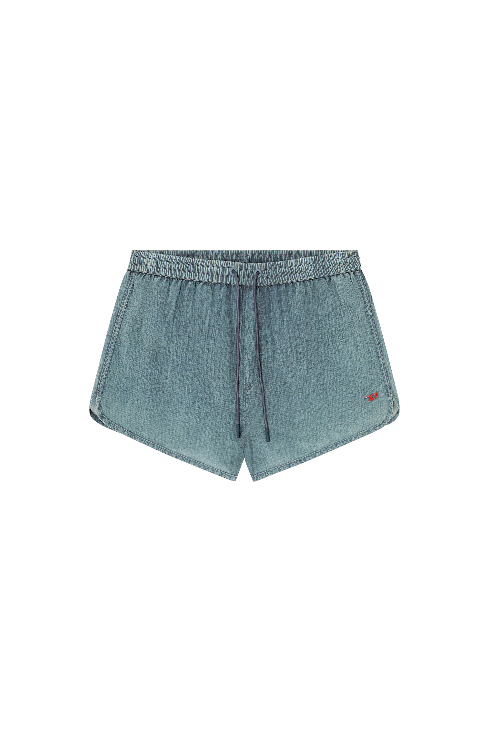 Diesel - OLIVER-30-D-POP, Man's Swim shorts in treated ripstop in Grey - 4