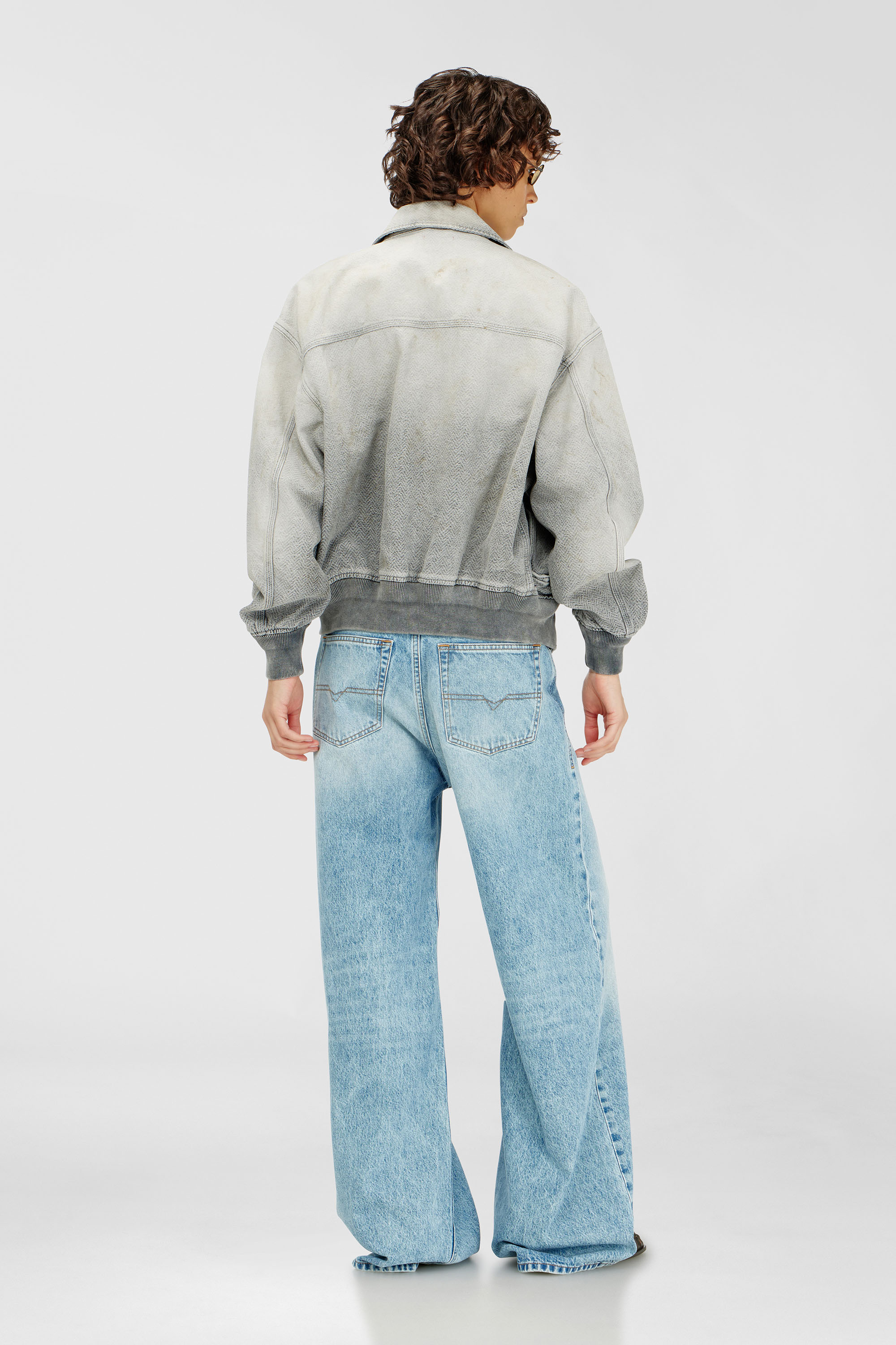 Diesel - Unisex's Relaxed Jeans 1996 D-Sire 09I29, Light Blue - 3