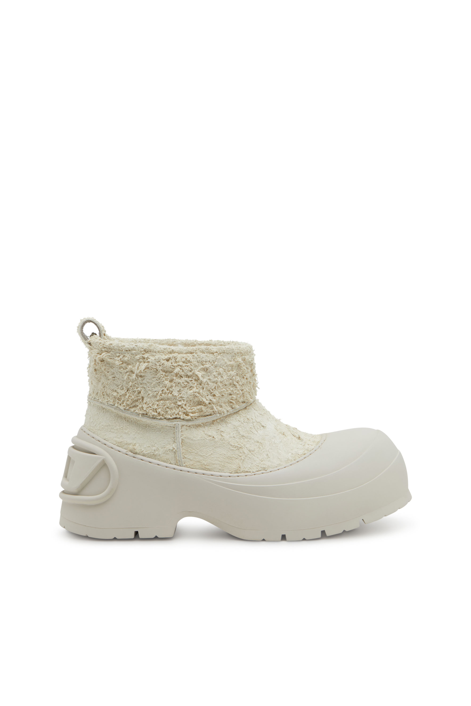 Diesel - D-DONALD MONTONE, Man's D-Donald-Chunky ankle boot with lug sole in White/Grey - 1