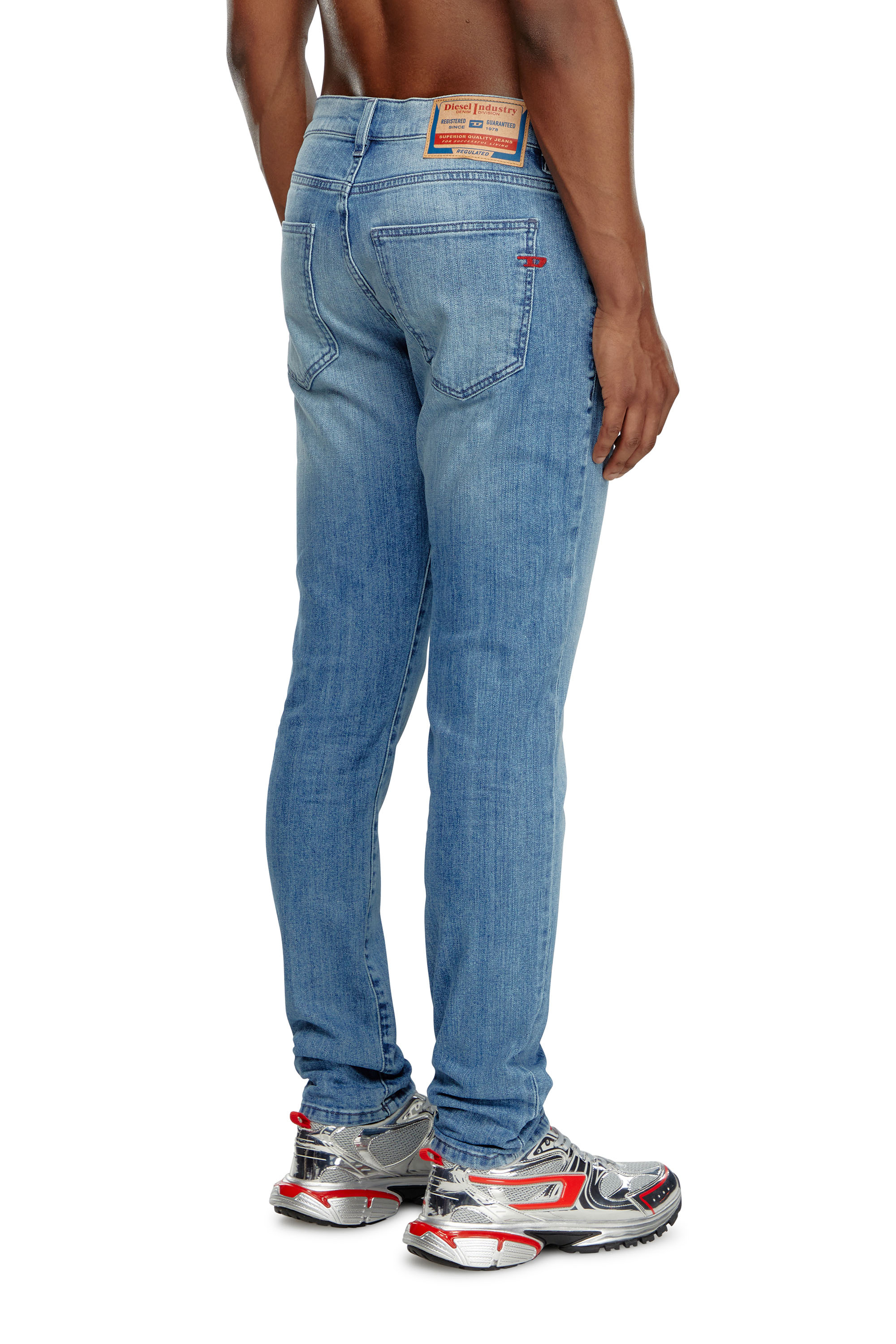 Diesel - Man Slim Jeans 2019 D-Strukt 0GRDI, Light Blue - Image 4