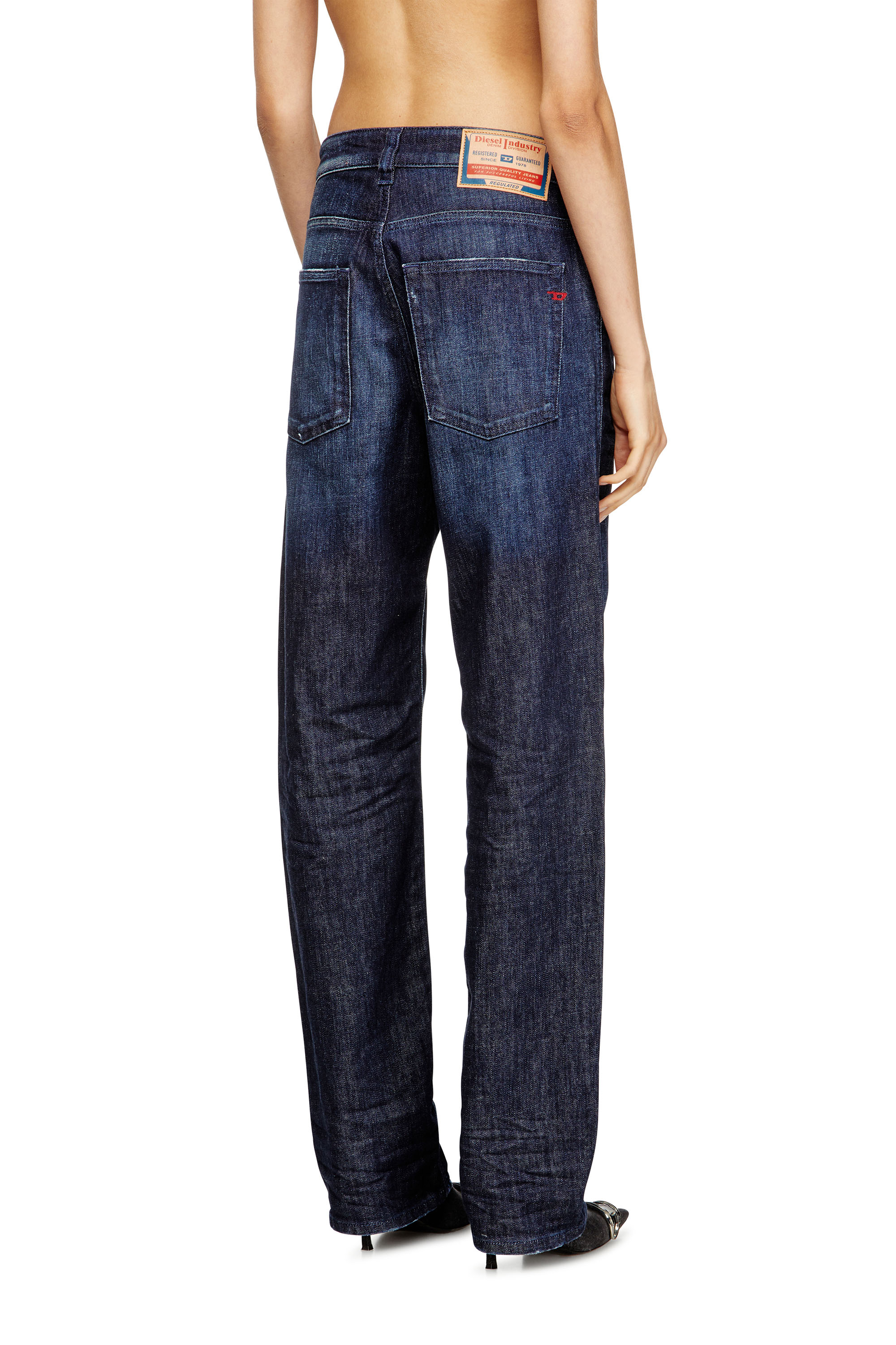 Regular Jeans 1988 D-Ark 09M19, Dark Blue Diesel - Woman's Regular Jeans 1988 D-Ark 09M19, Dark Blue - 4