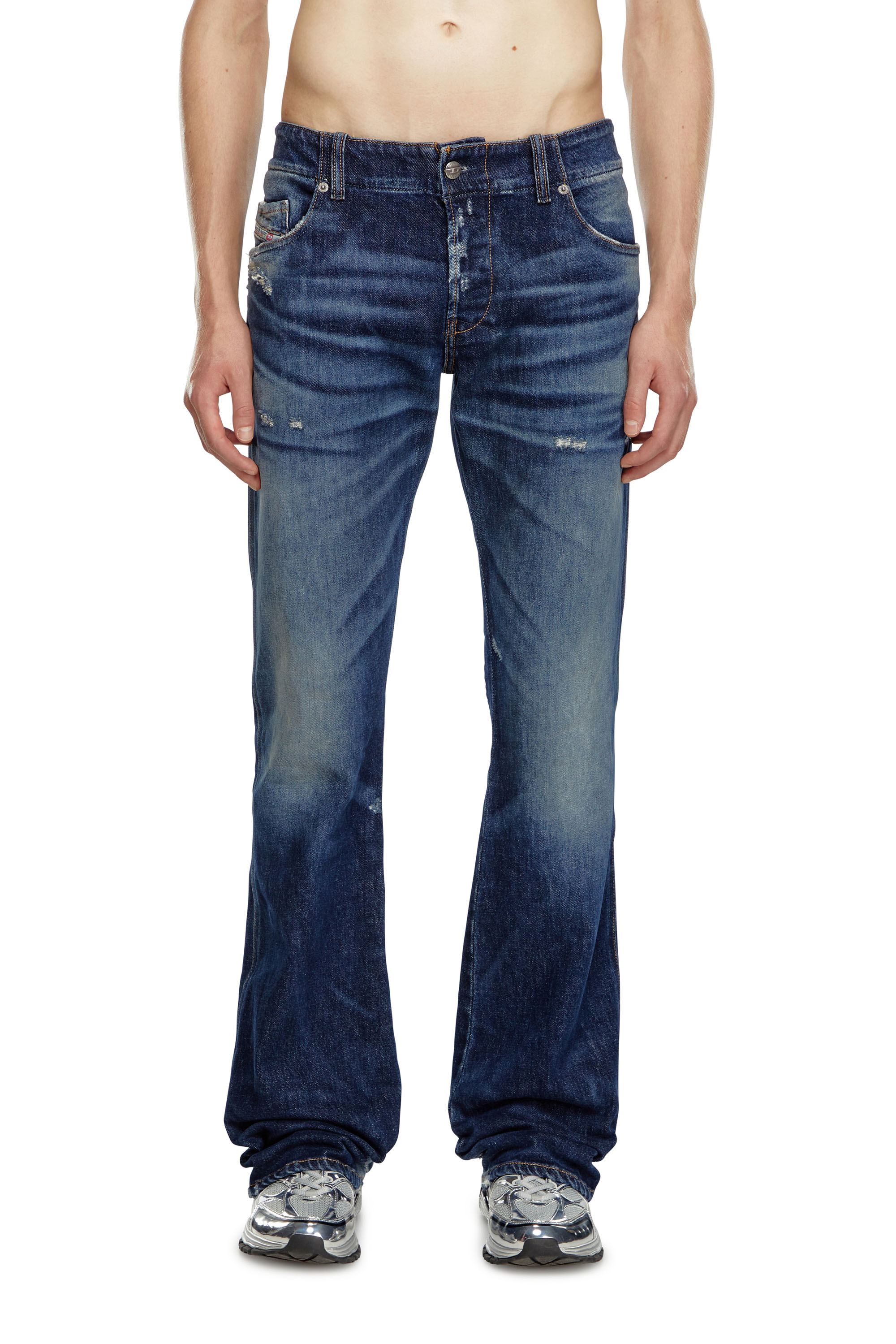 Diesel - Man Bootcut Jeans D-Backler 09J56, Dark Blue - Image 1