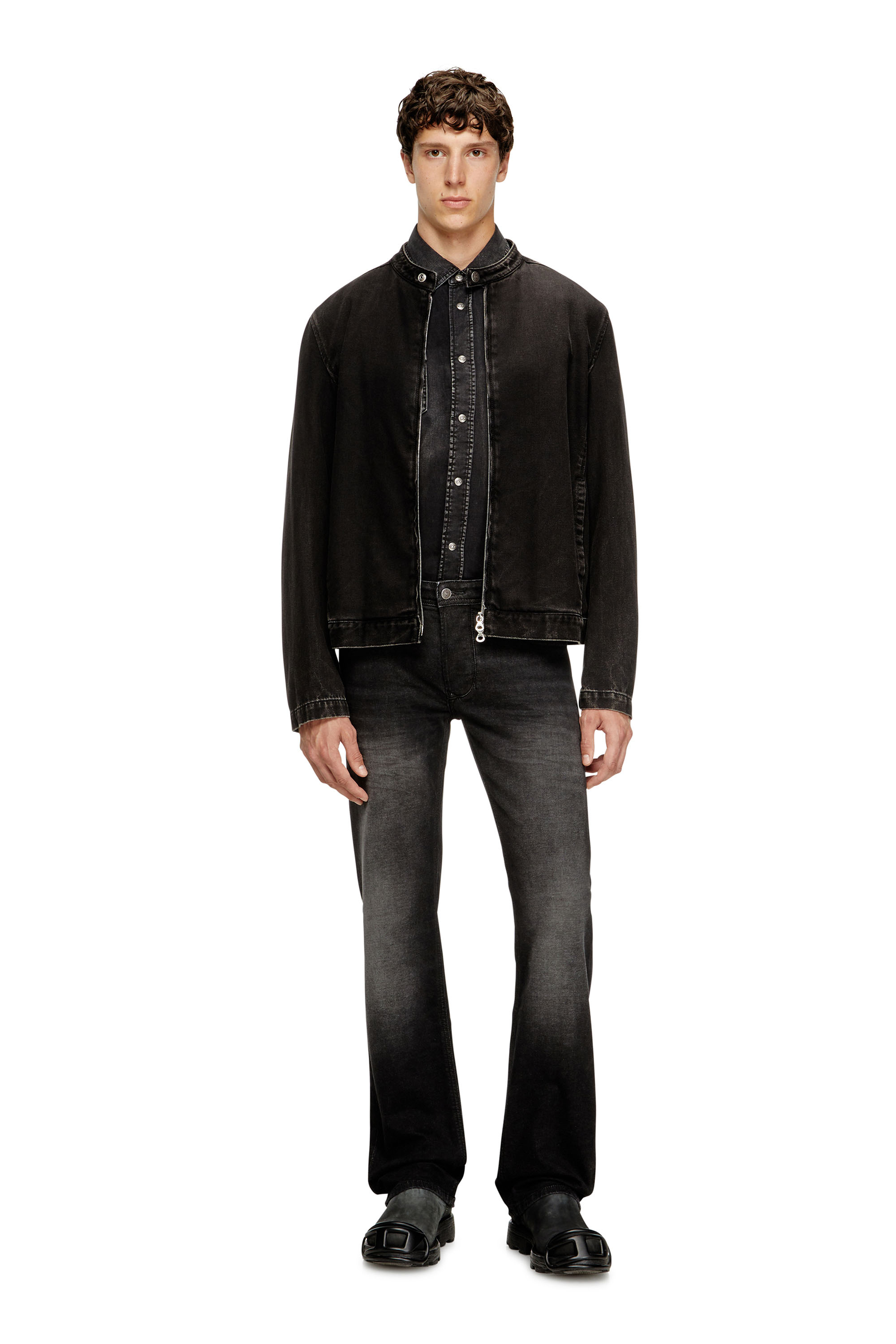 Diesel - Man's Regular Jeans 1985 Larkee 0DBDT, Black/Dark grey - 1