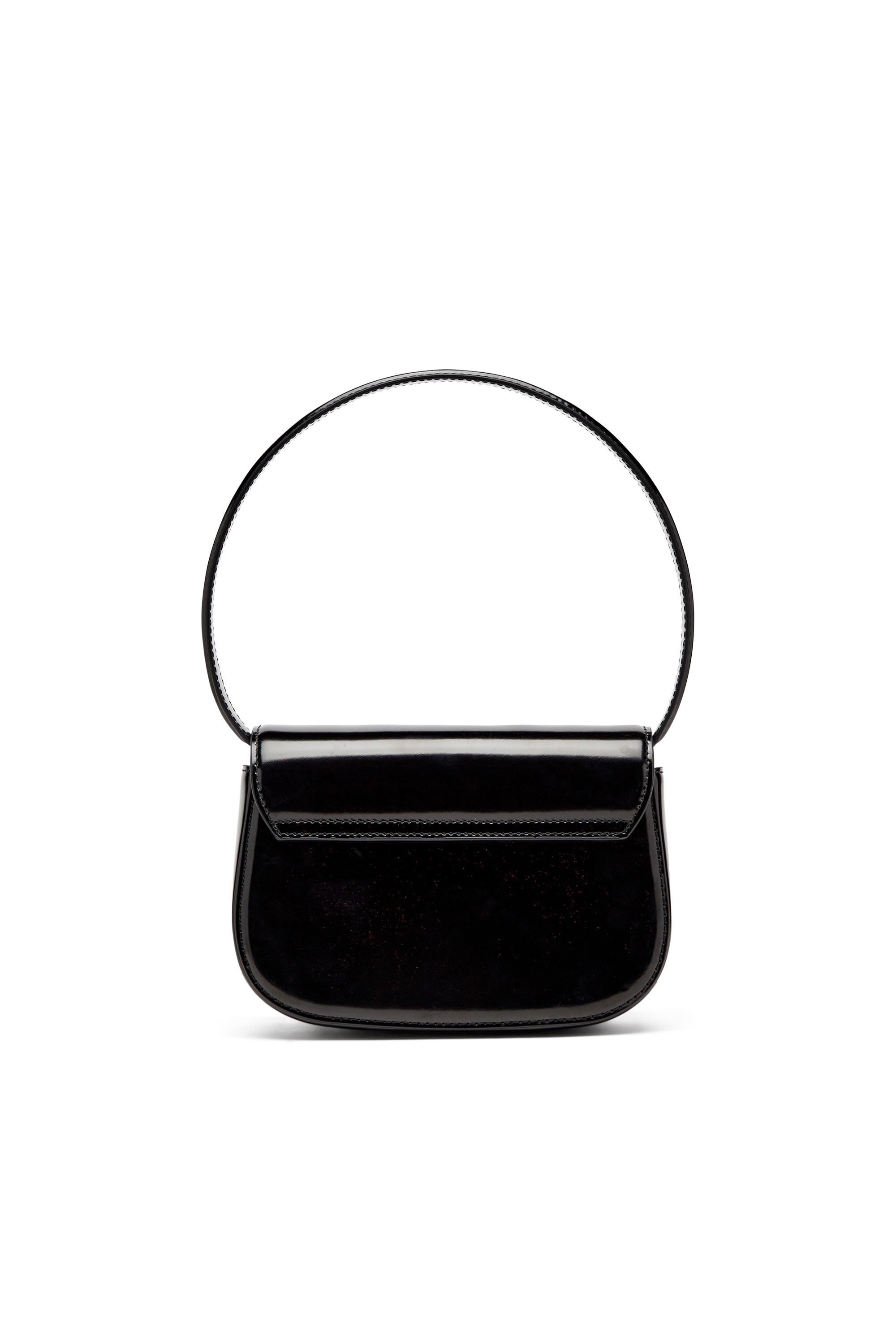 Diesel - 1DR, Woman's 1DR-Iconic shoulder bag in mirror leather in Black - 2