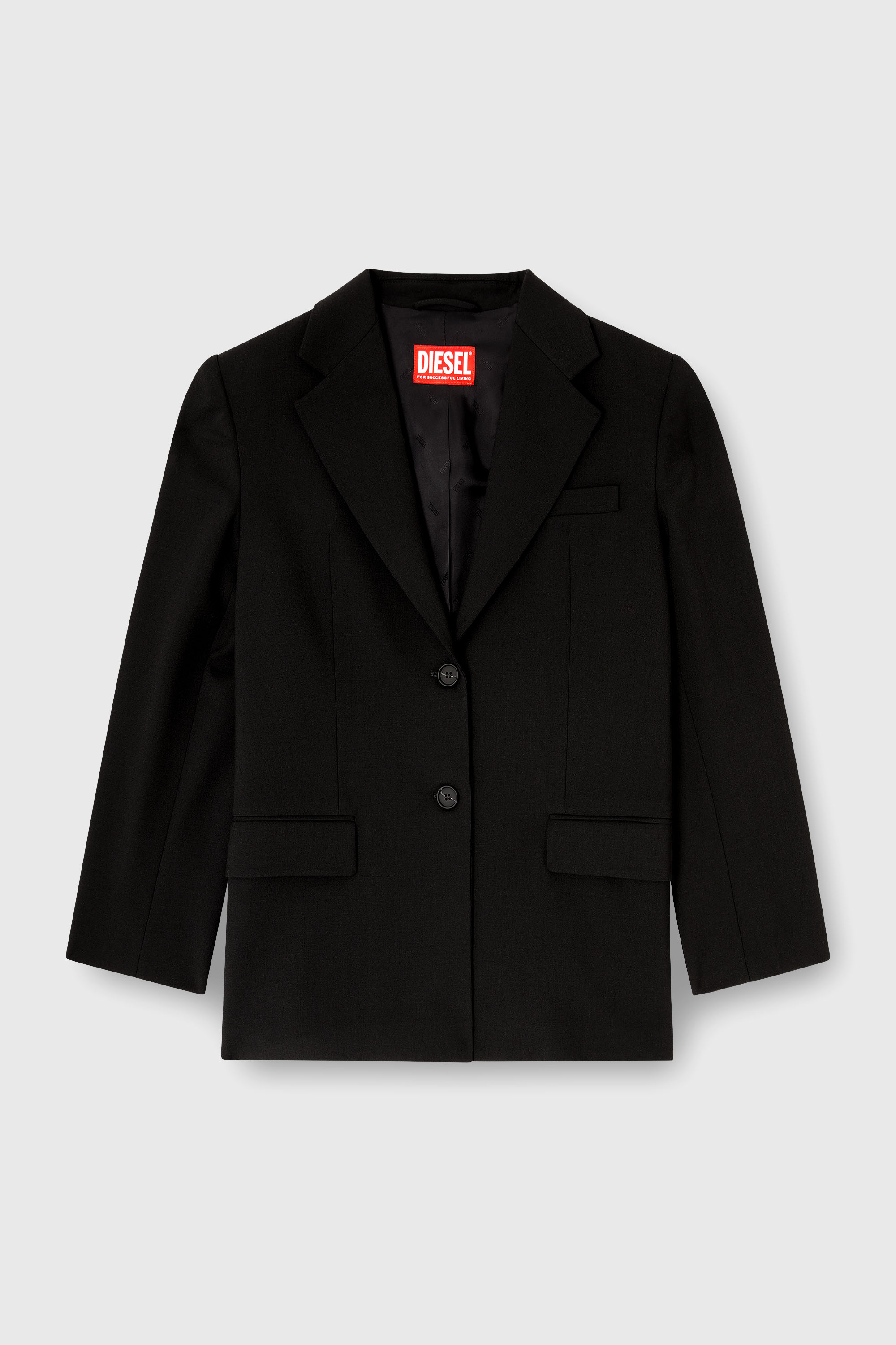 Diesel - G-KESS-R1, Woman's Blazer in wool blend in Black - 2