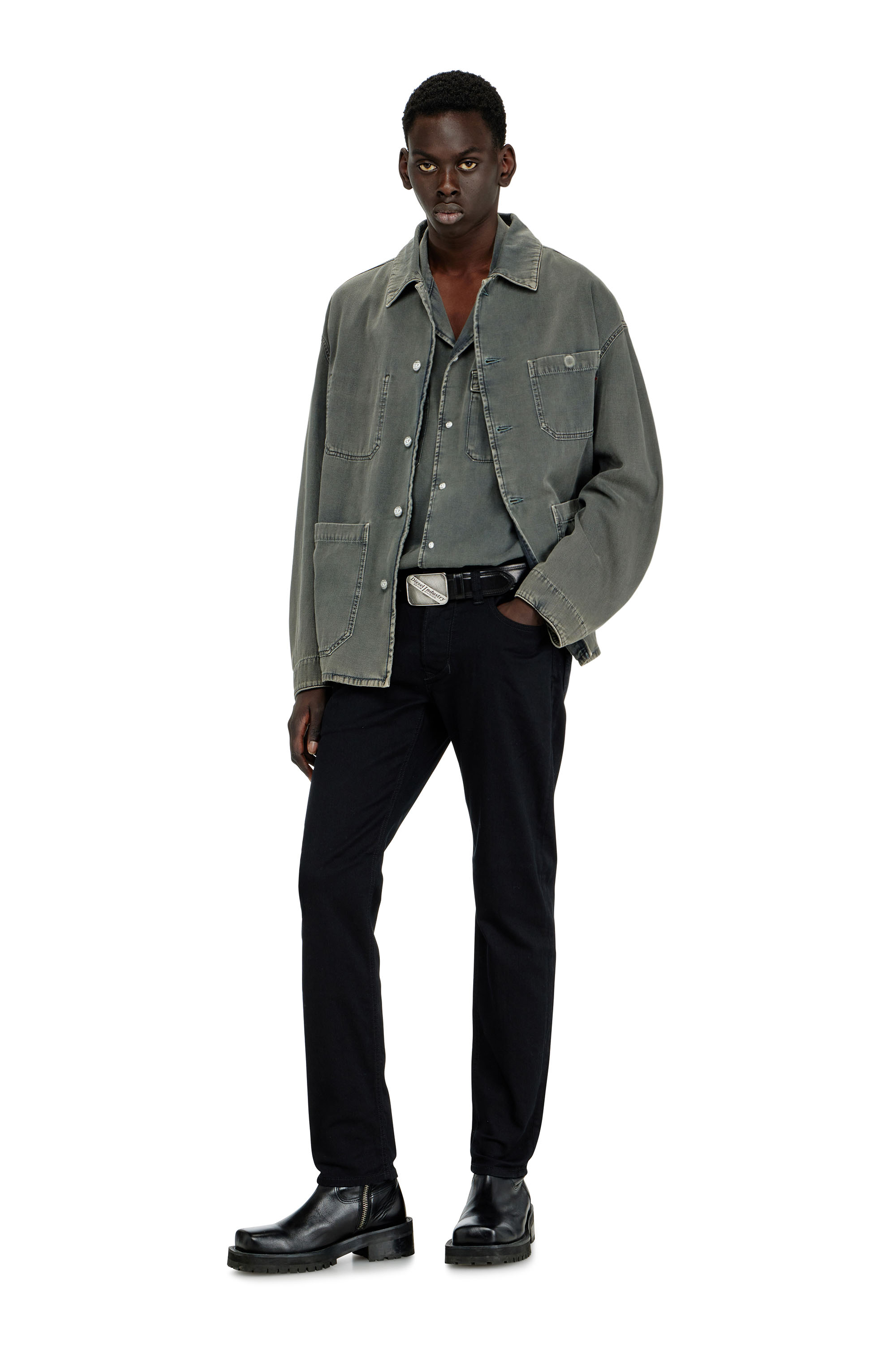 Diesel - Man's Regular Jeans 1986 Larkee-Beex 0688H, Black/Dark grey - 1