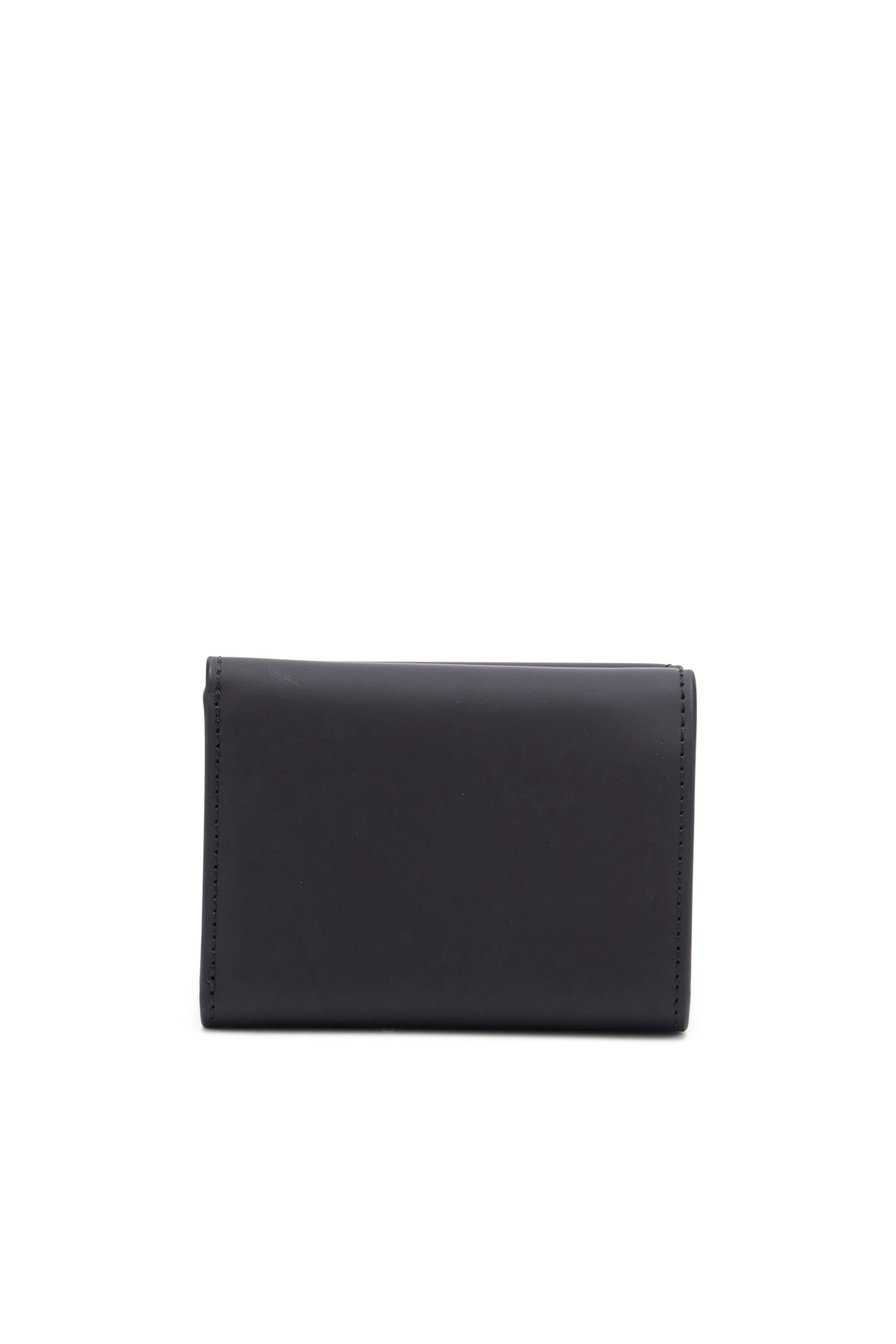 Diesel - 1DR TRI FOLD COIN XS II, Woman Tri-fold wallet in matte leather in Black - Image 2