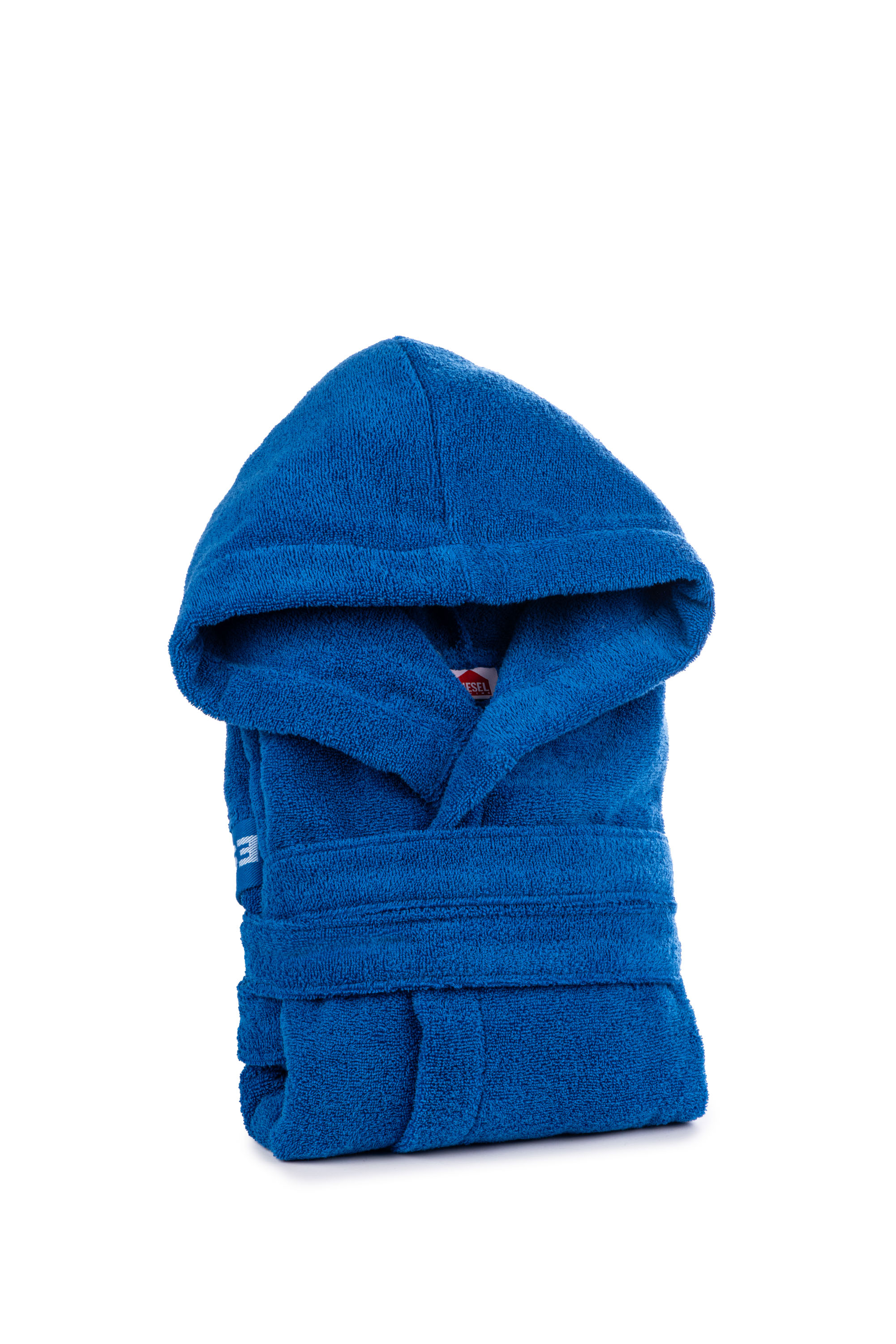 Diesel - 1015122 LOGO-COTTON BATHROBE SIZE XL/XXL, Unisex's Logo-Cotton Terry Bathrobe, XL/XXL size in Blue - 1