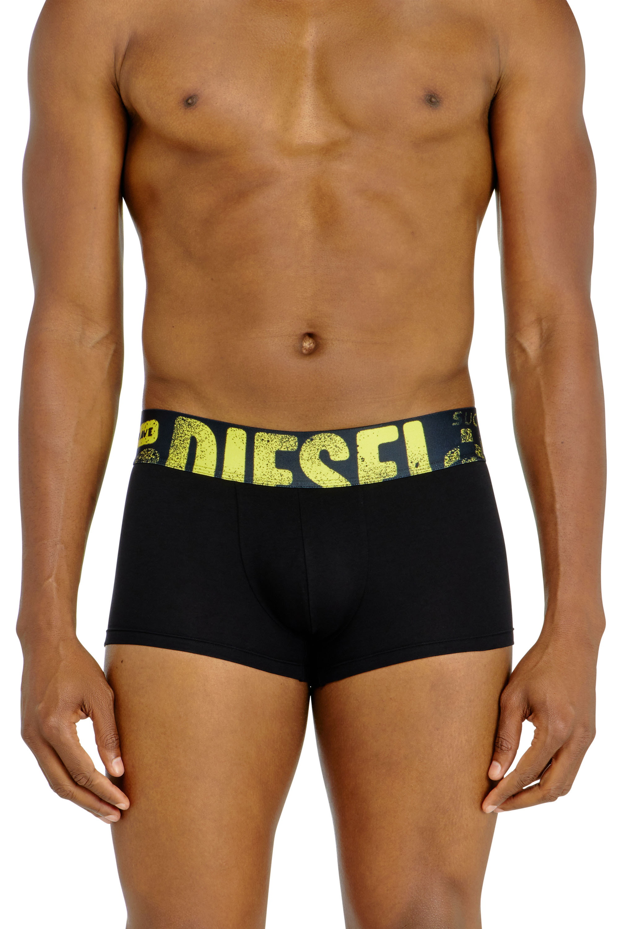 Diesel - UMBX-DAMIENTHREEPACK-5.5EL, Man's Three-pack of trunks with multicoloured logo in Multicolor/Black - 2