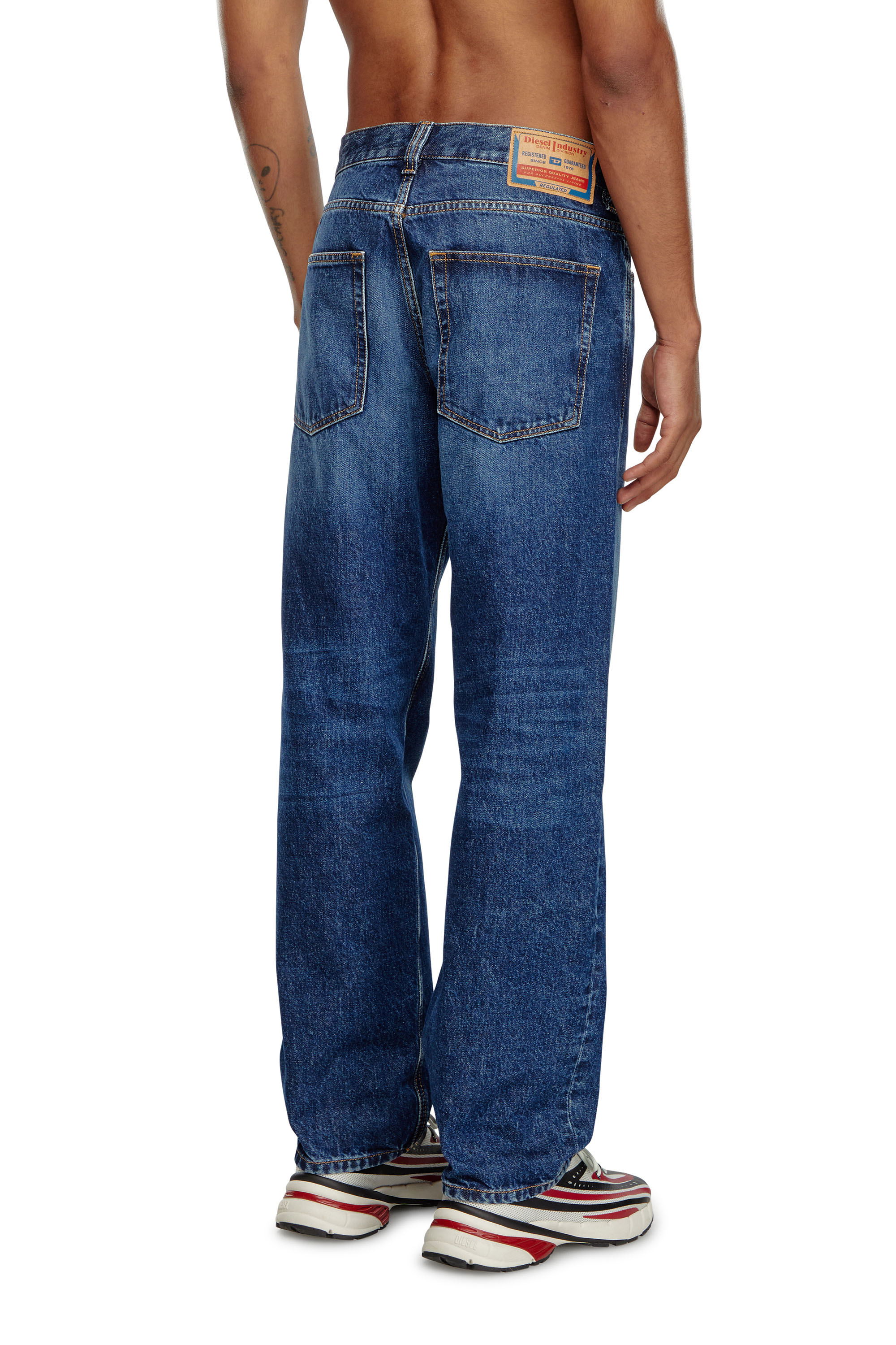 Diesel - Man Straight Jeans 2010 D-Macs 09I27, Dark Blue - Image 4