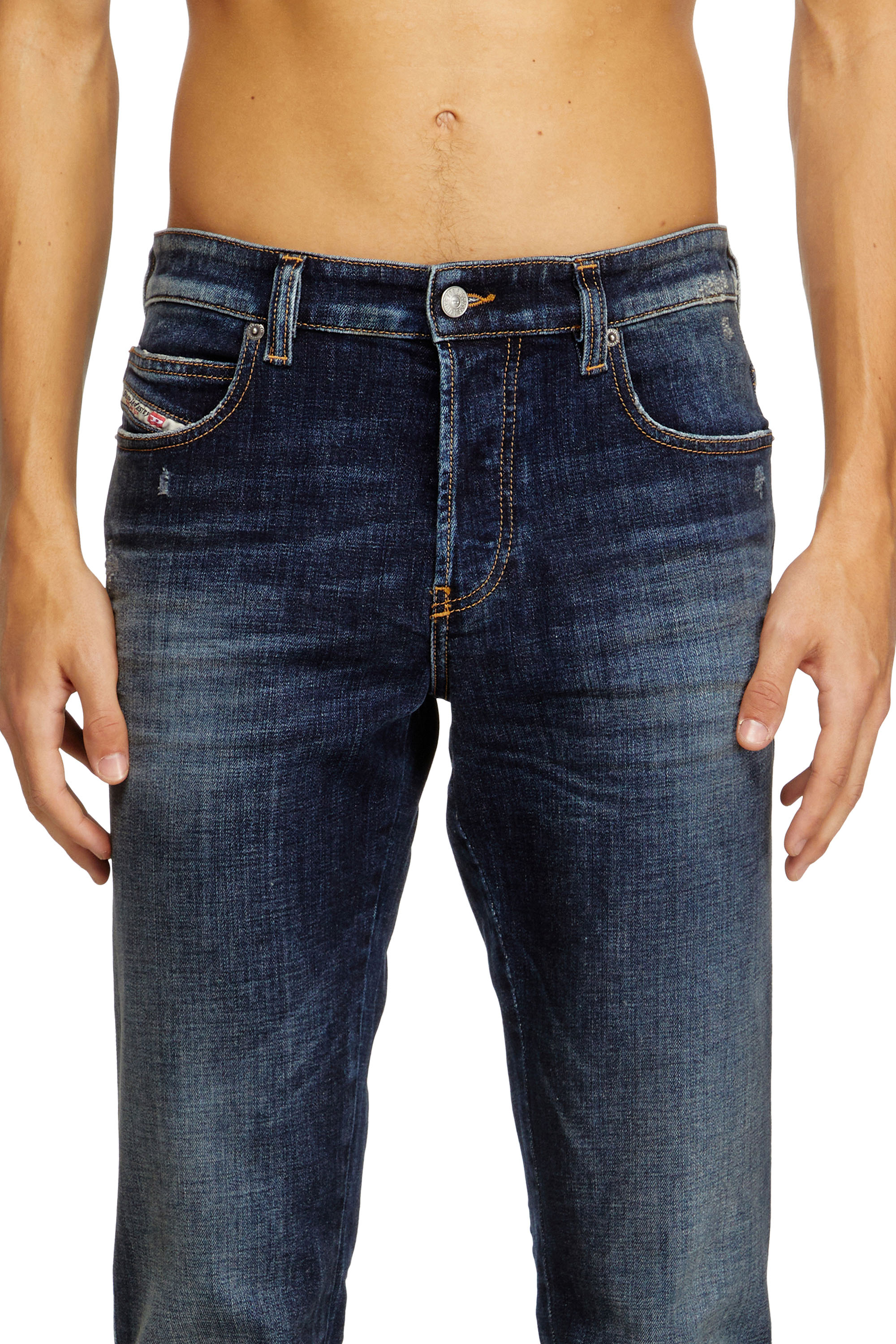Diesel - Man's Slim Jeans 1993 D-Vyl 0ADBN, Dark Blue - 4
