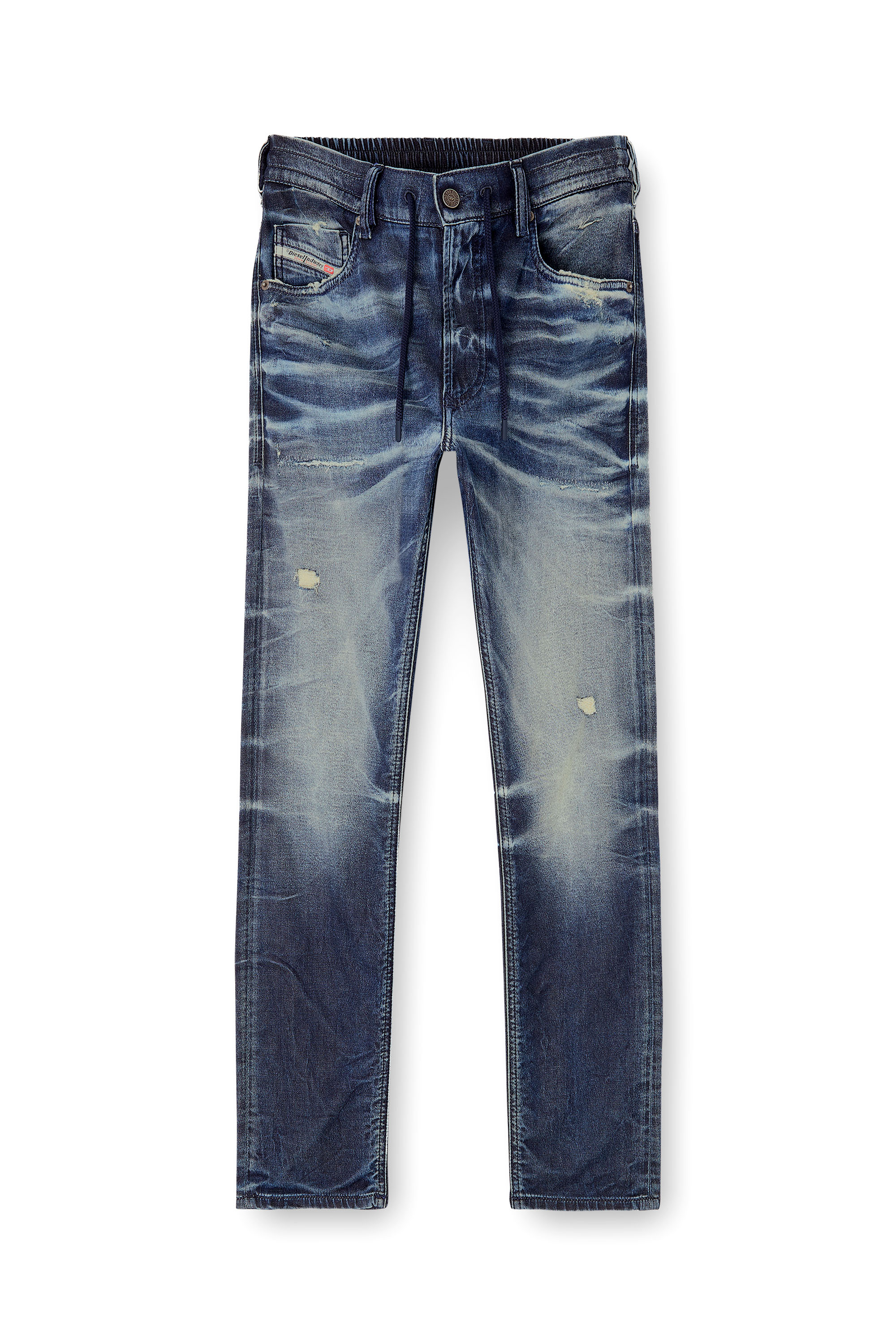 Diesel - Man's Regular 2032 D-Krooley Joggjeans® 068UD, Dark Blue - 3
