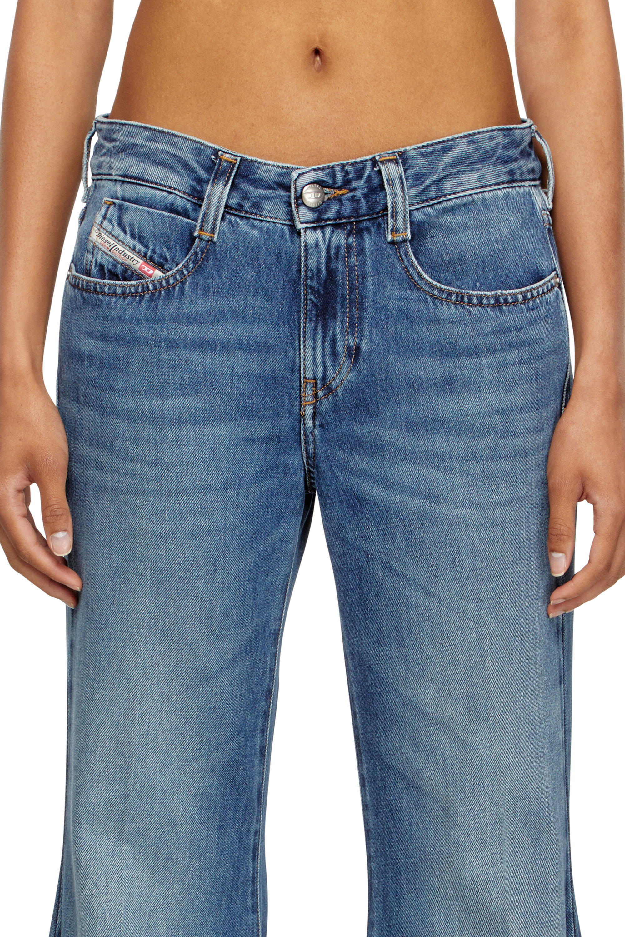 Flare Jeans 1970 D-Bleess 09M56, Medium blue Diesel - Woman's Flare Jeans 1970 D-Bleess 09M56, Medium blue - 5