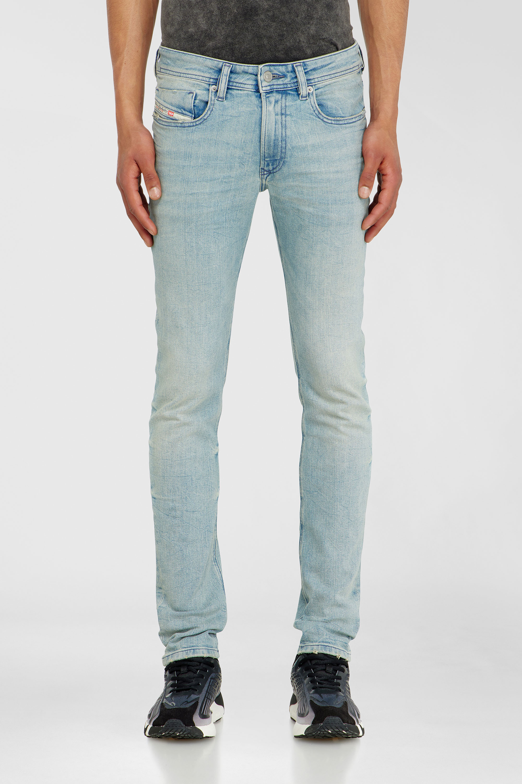 Diesel - Man's Skinny Jeans 1979 Sleenker 0KBBF, Light Blue - 4