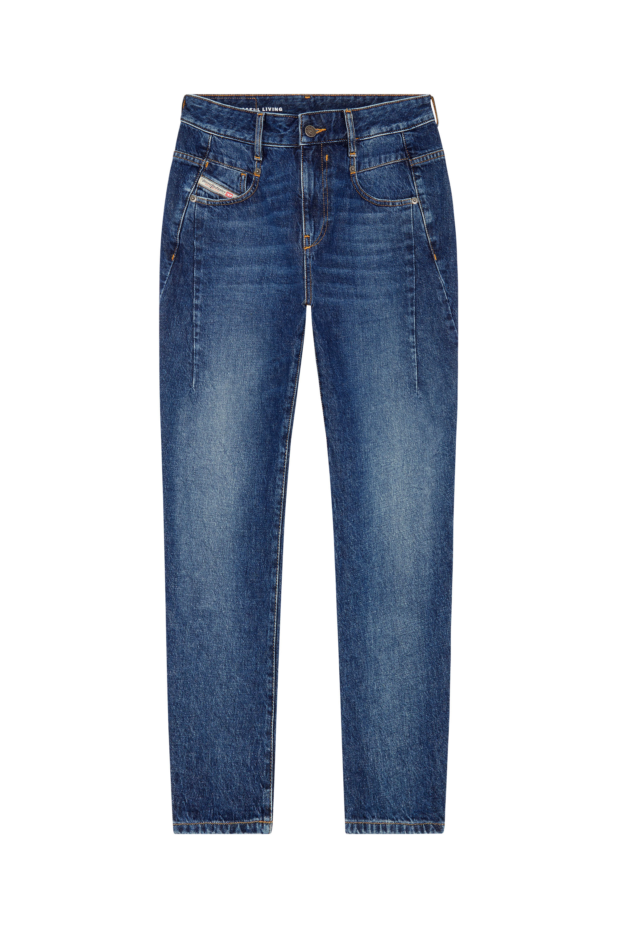 Diesel - Boyfriend Jeans Fayza 09F35, Medium blue - Image 5