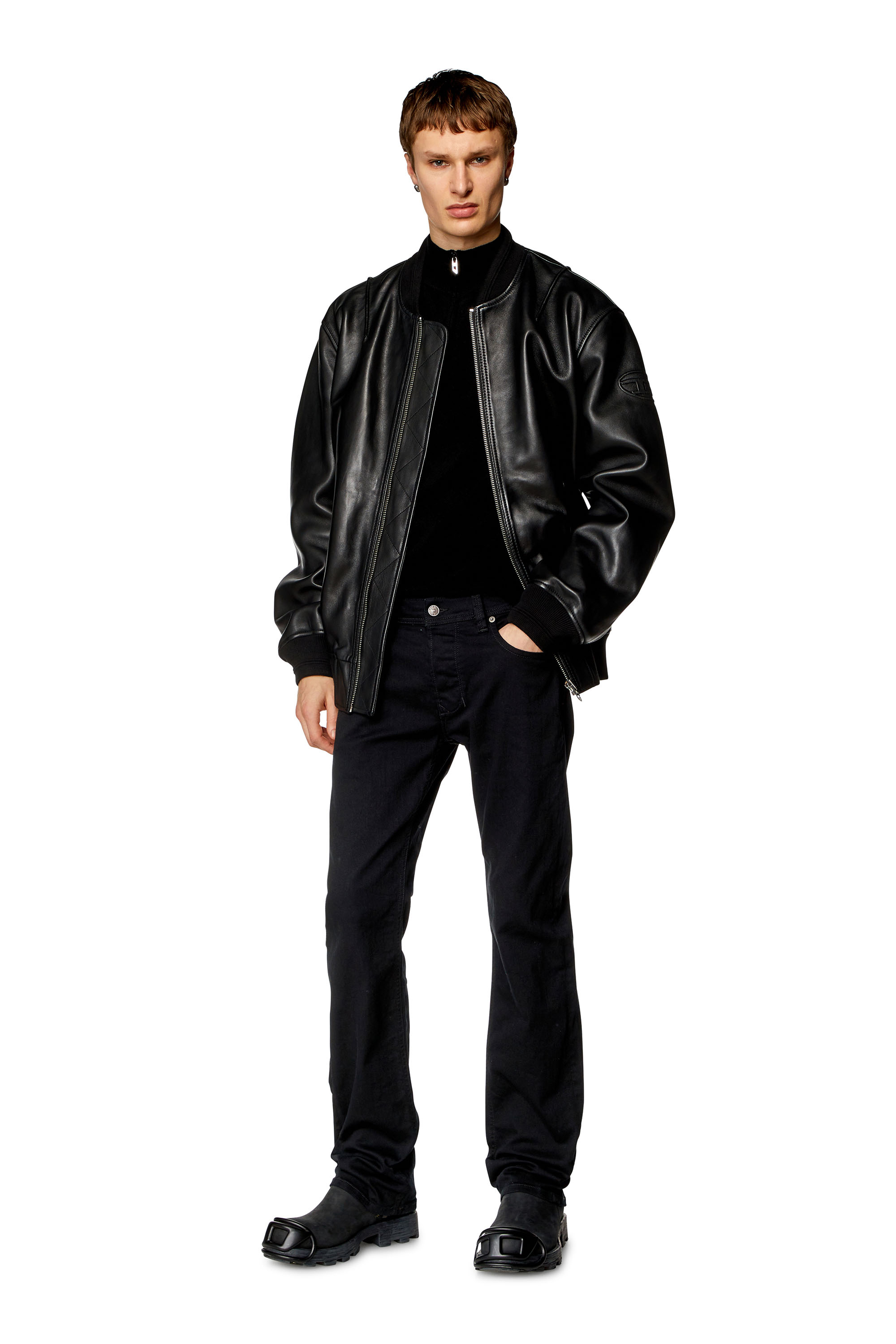 Diesel - Straight Jeans 1985 Larkee 0688H, Black/Dark grey - Image 2