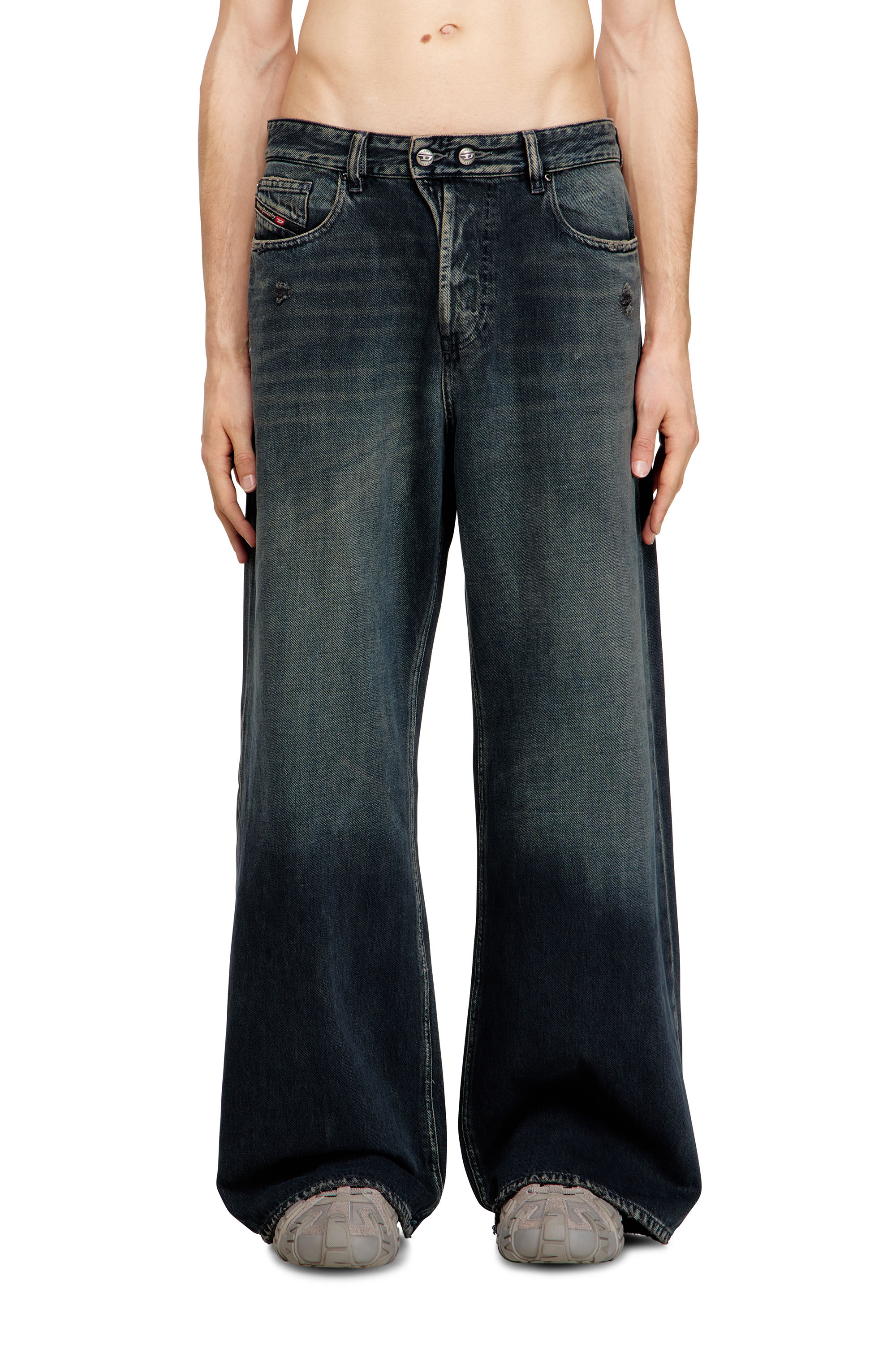 Diesel - Unisex's Relaxed Jeans 1996 D-Sire 09N67, Dark Blue - 4