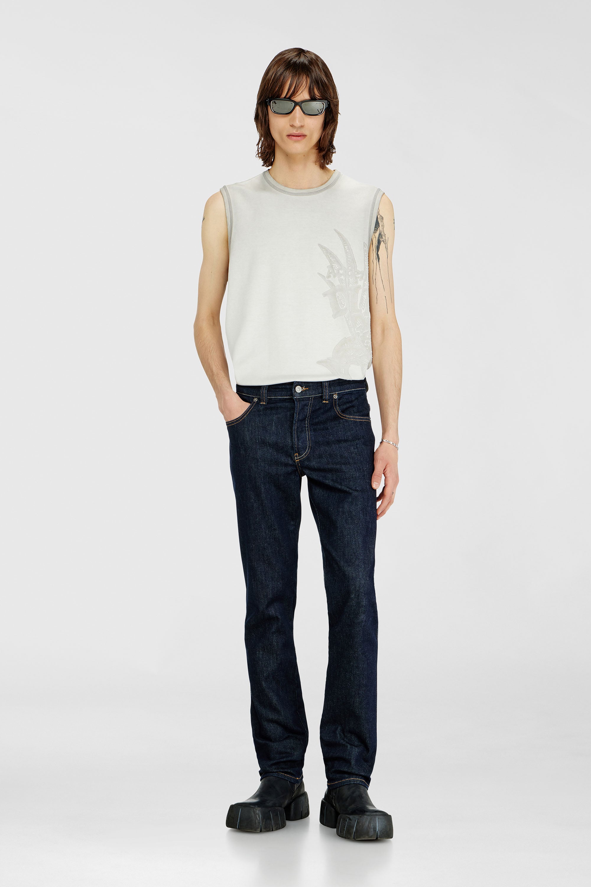 Diesel - Man's Slim Jeans 1993 D-Vyl 0DBEJ, Dark Blue - 2