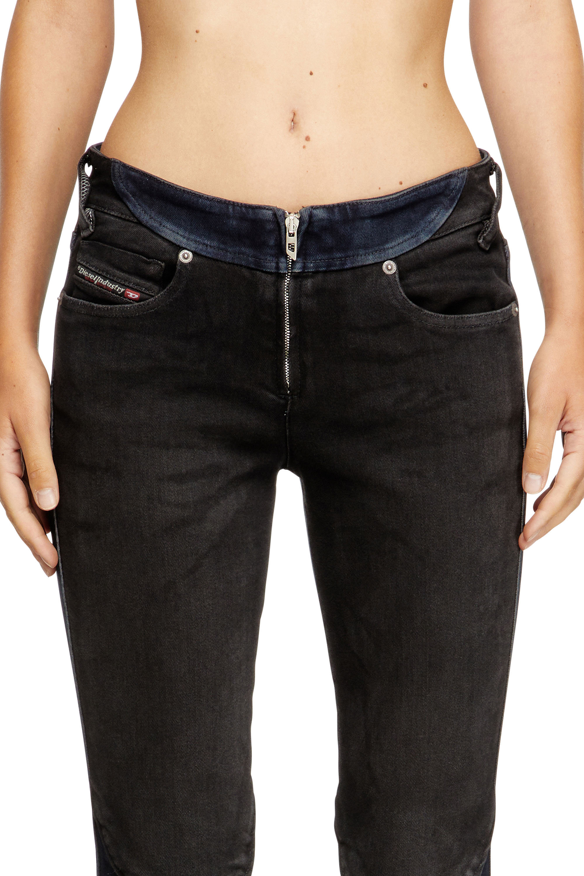 Slim Jeans D-Bikee 09M92, Dark Blue Diesel - Woman's Slim Jeans D-Bikee 09M92, Dark Blue - 5