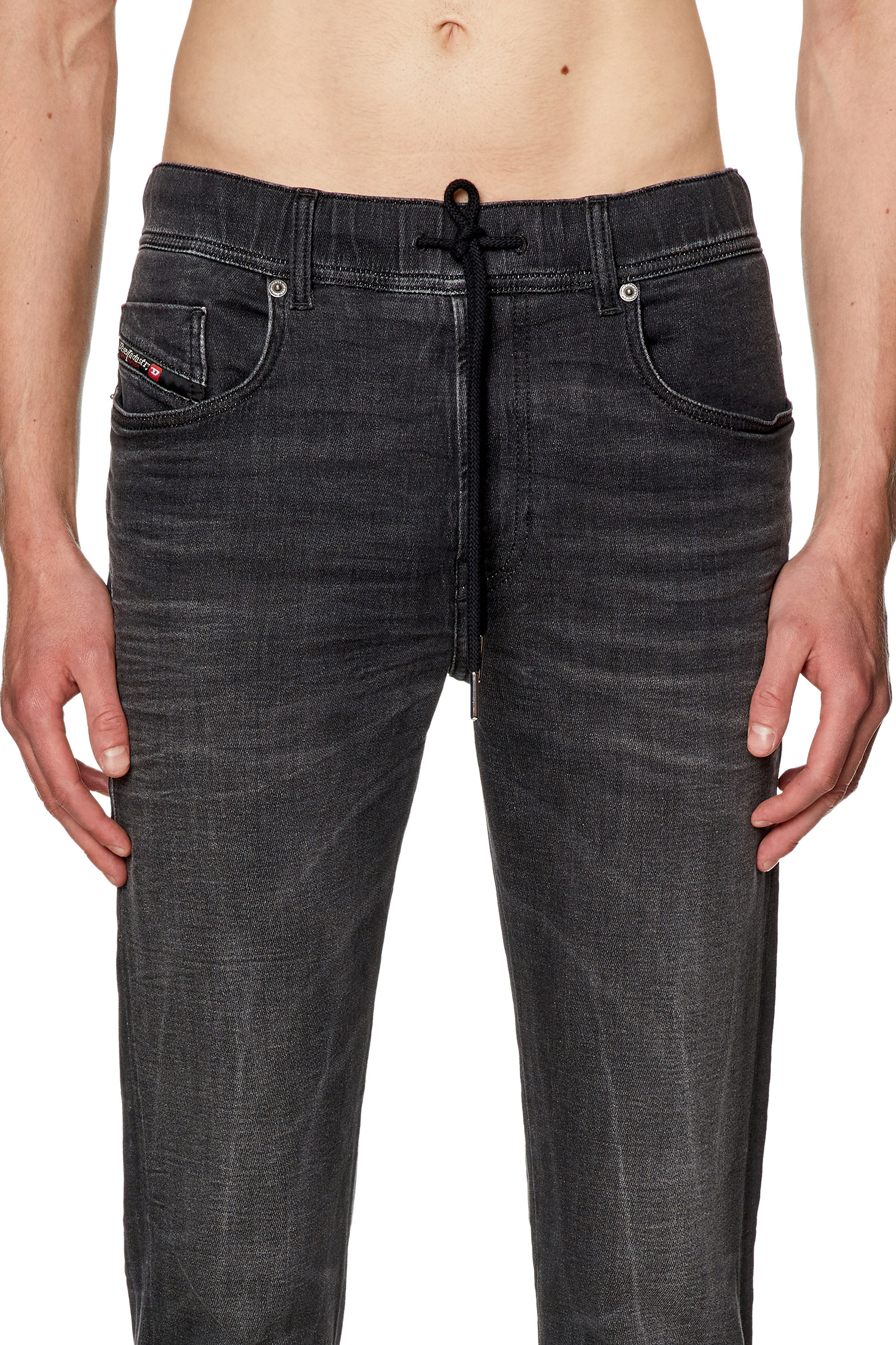 Diesel - Slim E-Spender JoggJeans® 068FS, Black/Dark grey - Image 3