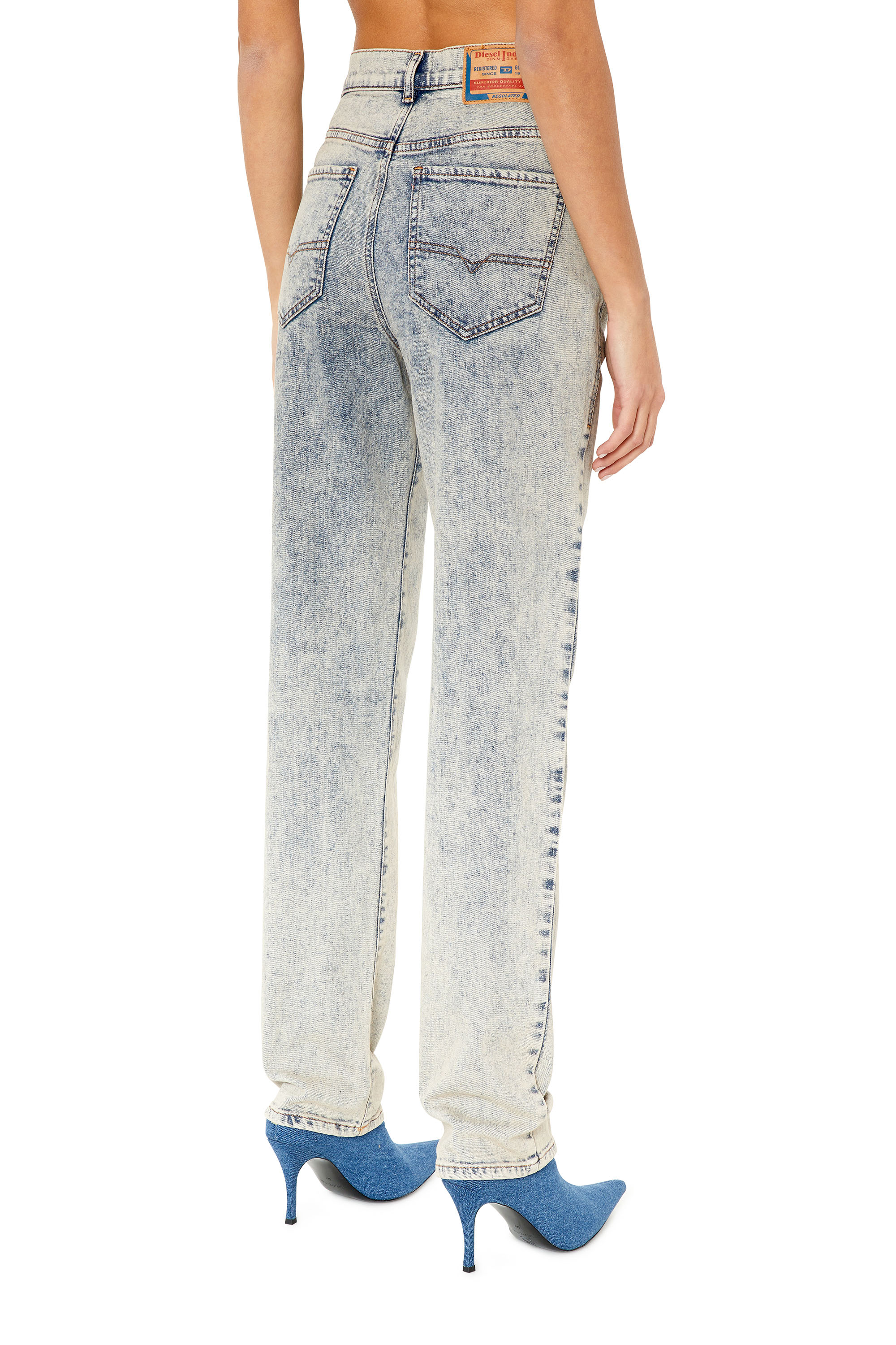 Diesel - Straight Jeans 1956 D-Tulip 09F12, Medium blue - Image 3