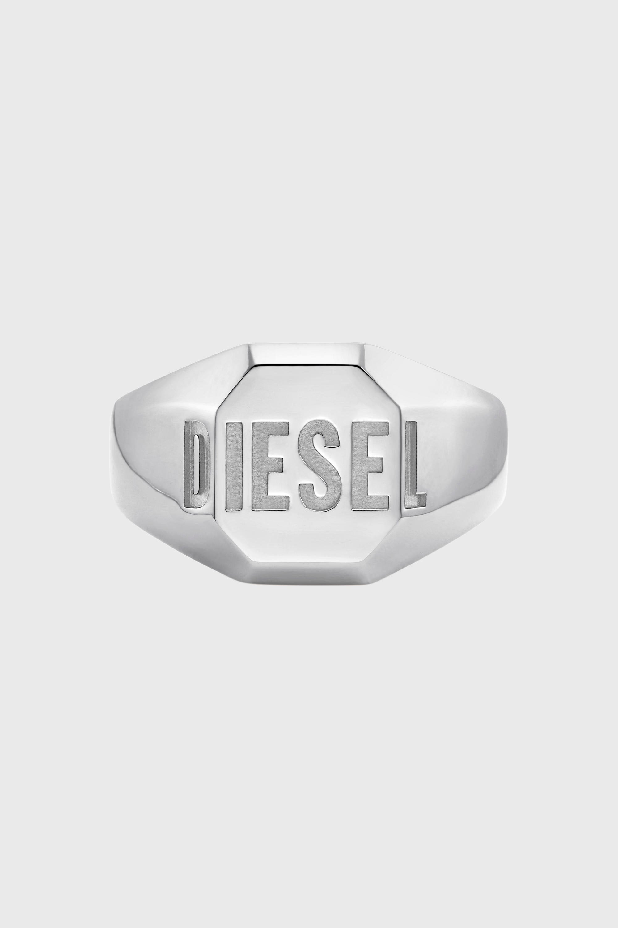 Diesel - DX1743040, Unisex's Stainless steel signet ring in Silver - 3
