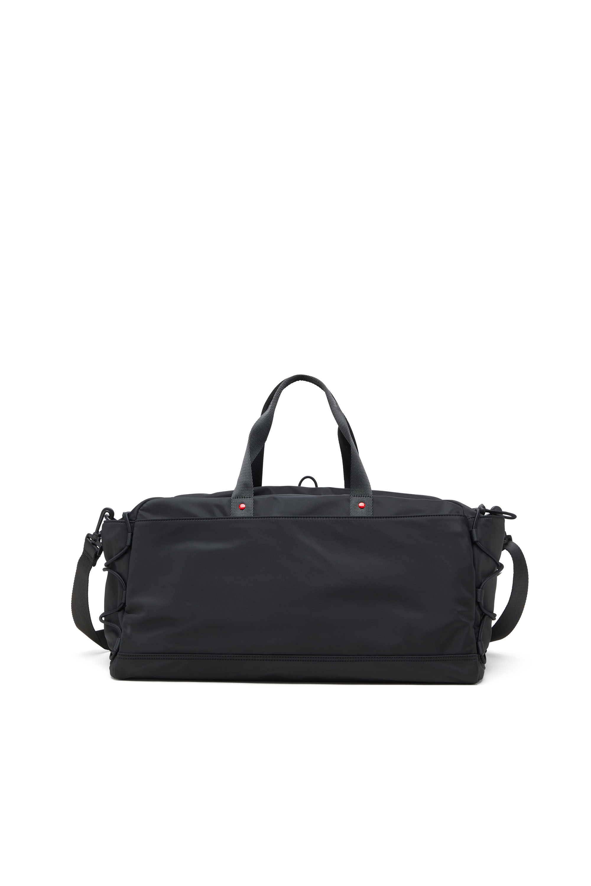 Diesel - TECH-D DUFFLE X, Unisex's Tech-D-Nylon duffle bag with Oval D embroidery in Black - 3