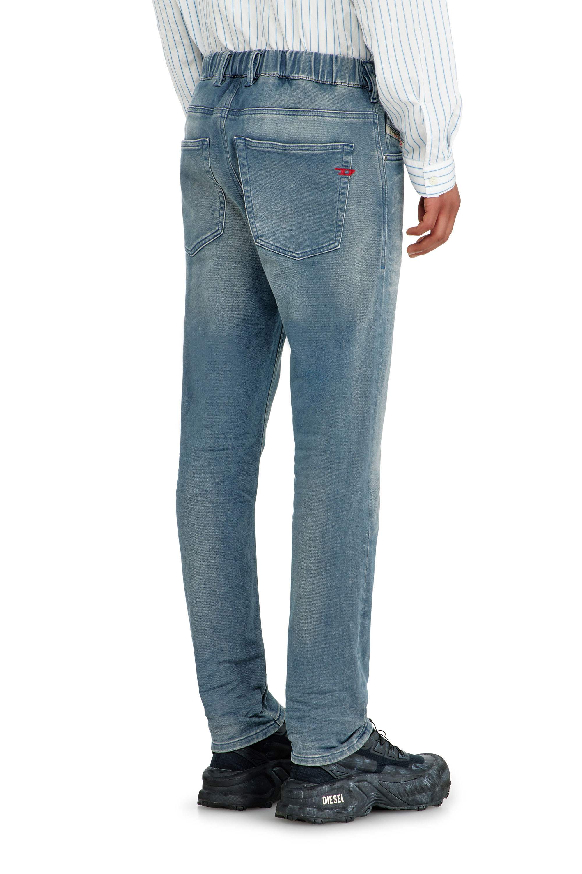 Diesel - Man's Regular 2032 D-Krooley-BW Joggjeans&reg; 09P91, Light Blue - 3