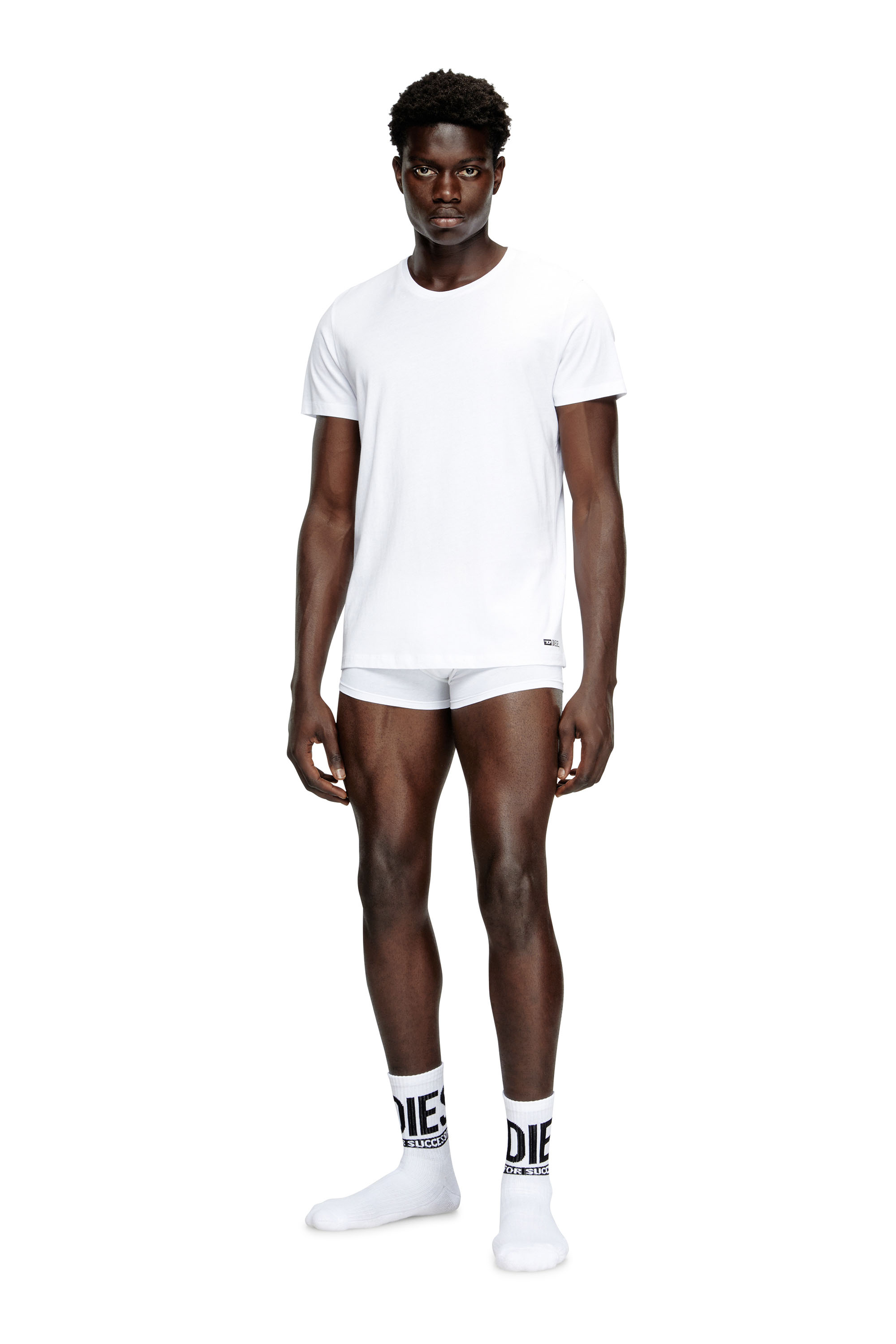 Diesel - RANDAL-D-BOX-3PACK, Man's Three-pack of T-shirts in White - 2