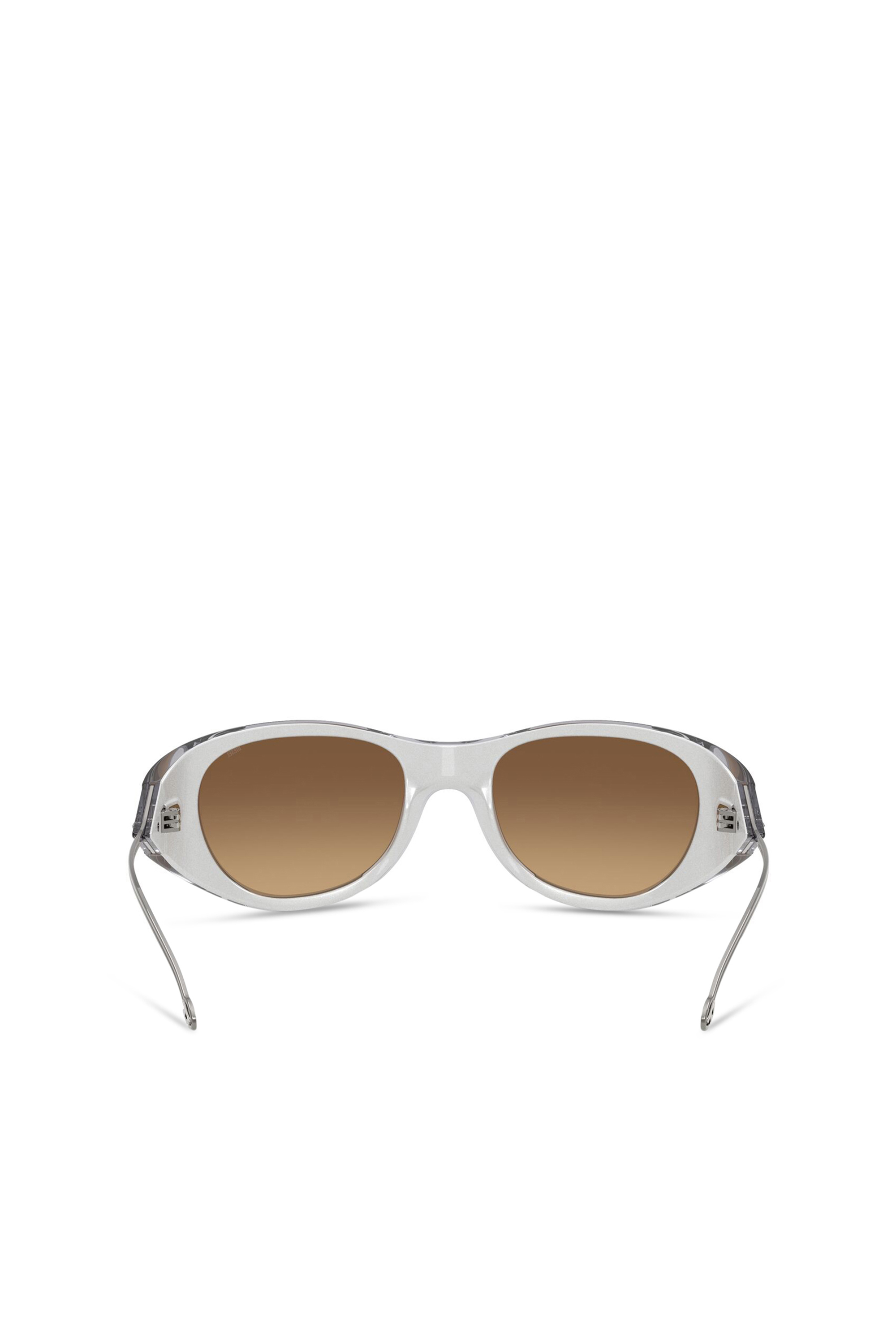 Diesel - 0DL3003, Unisex's Iconic oval sunglasses in Light Grey - 3