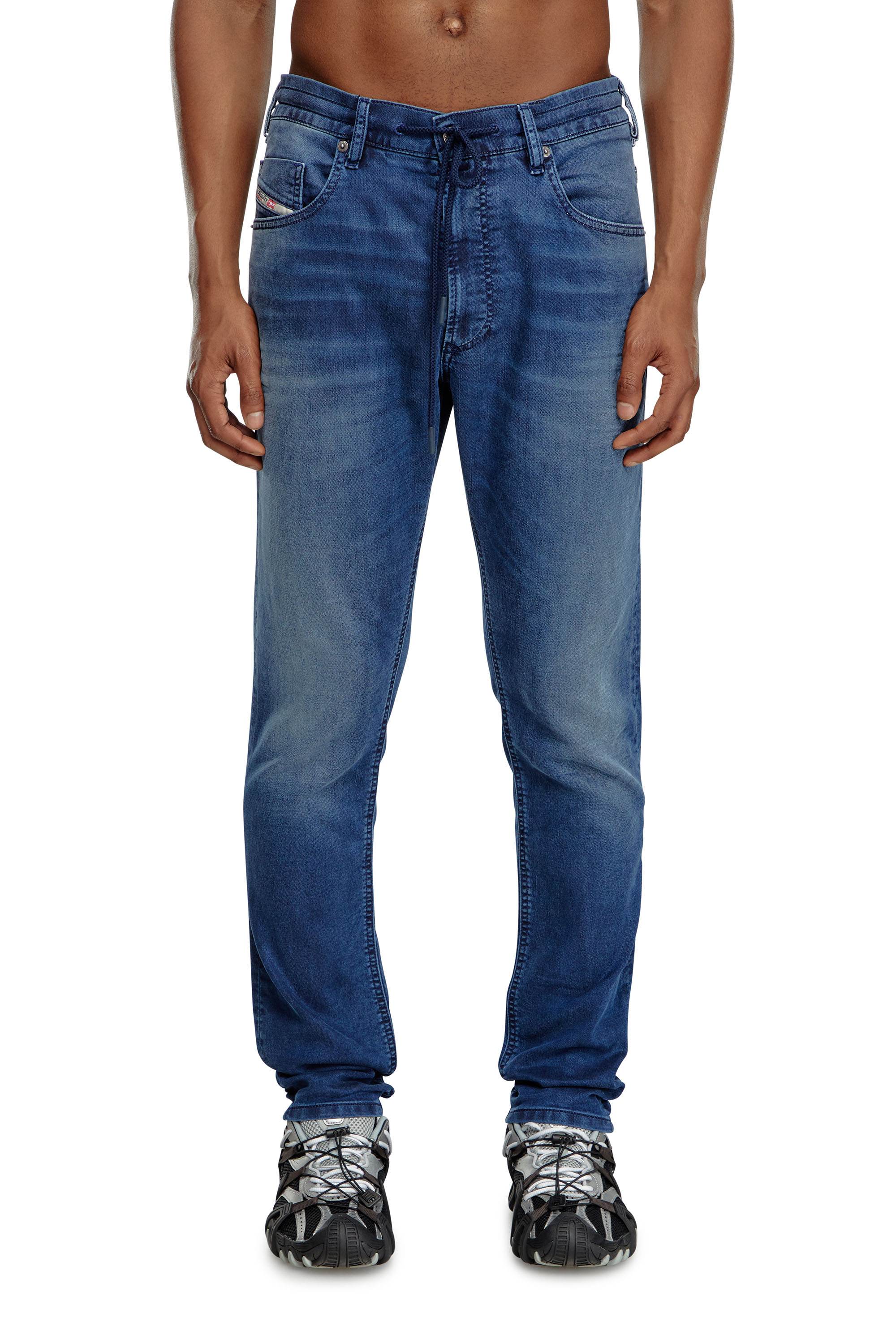 Diesel - Man Tapered 2030 D-Krooley Joggjeans® 068LX, Dark Blue - Image 1